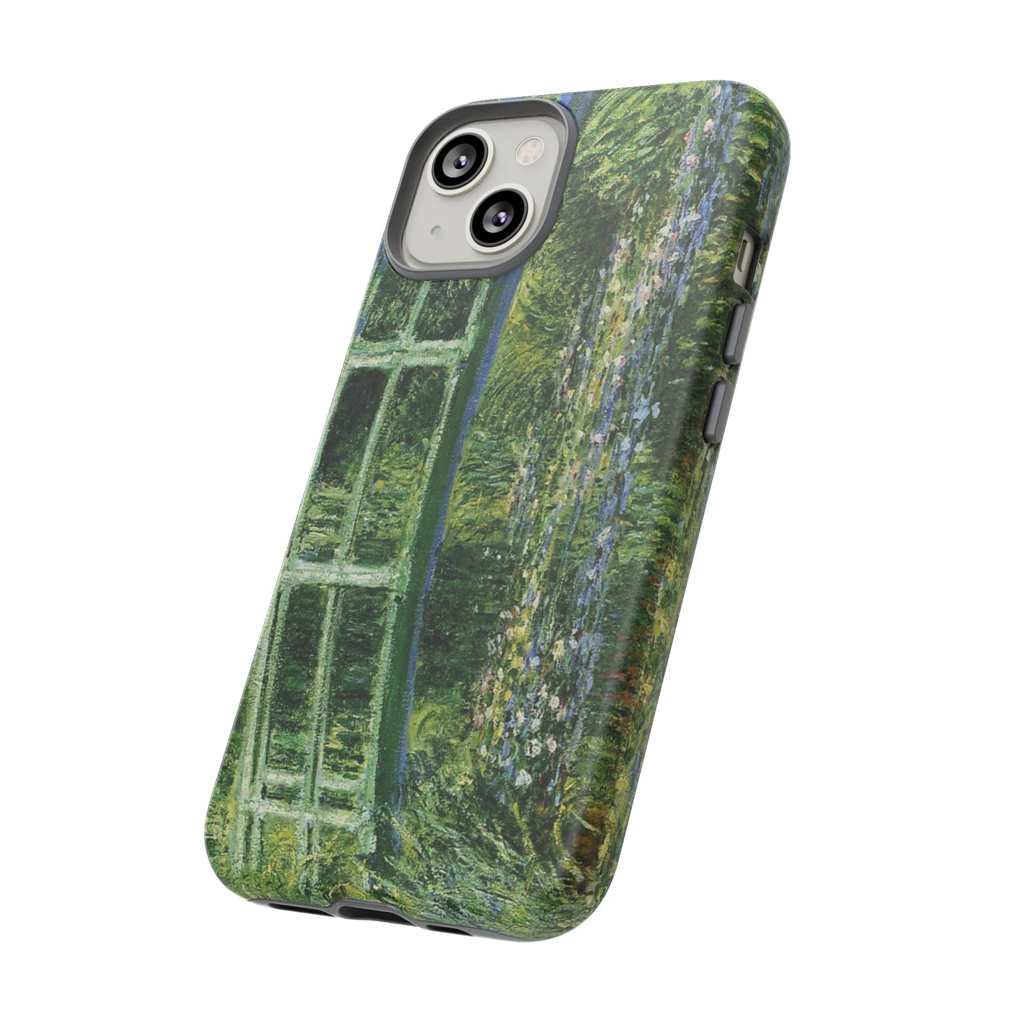 Water Lilies and a Japanese Bridge by Claude Monet - Cell Phone Case