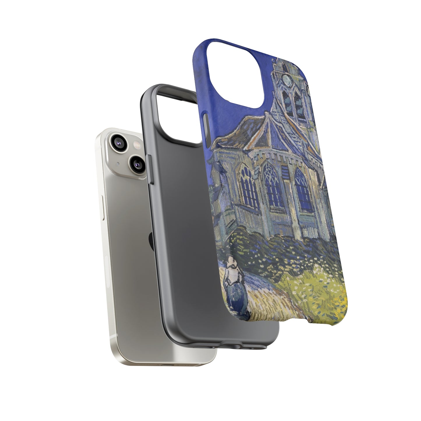 The Church in Auvers sur Oise by Vincent Van Gogh - Cell Phone Case