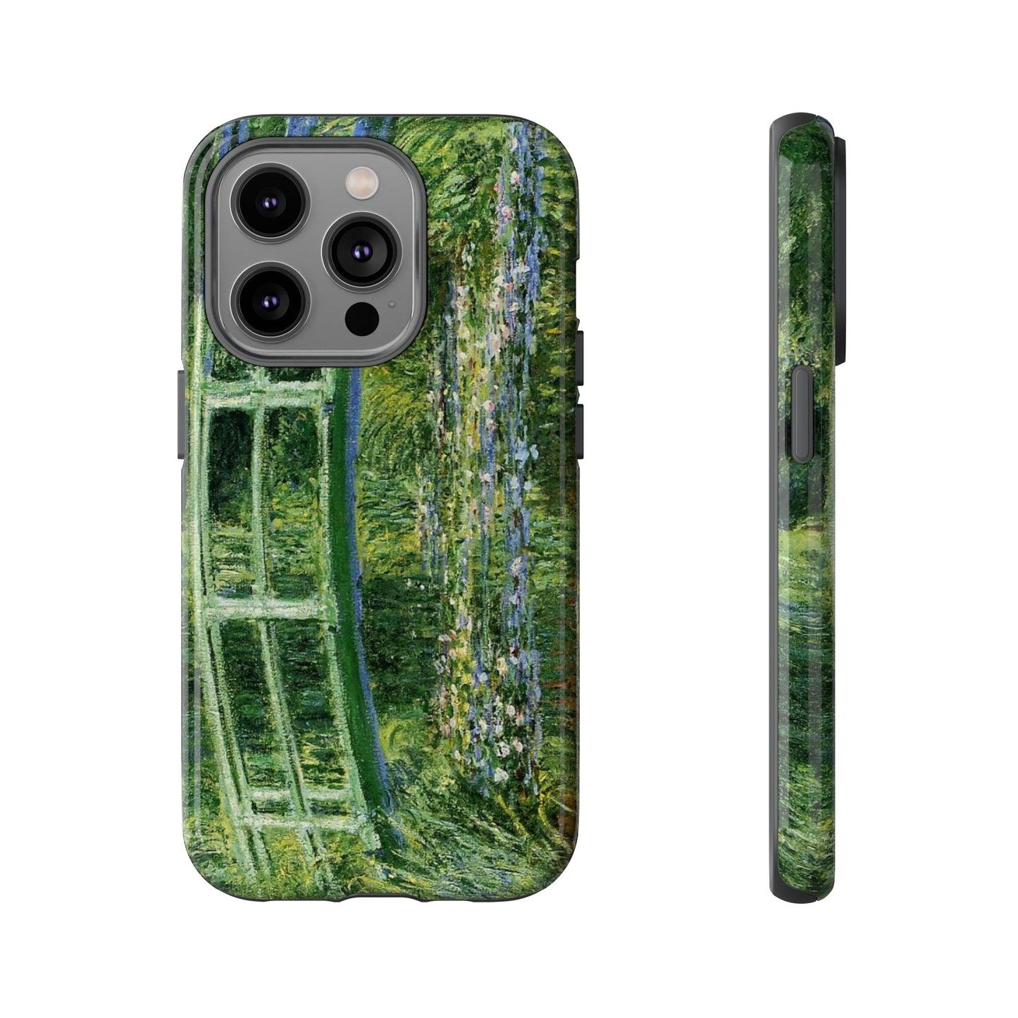 Water Lilies and a Japanese Bridge by Claude Monet - Cell Phone Case