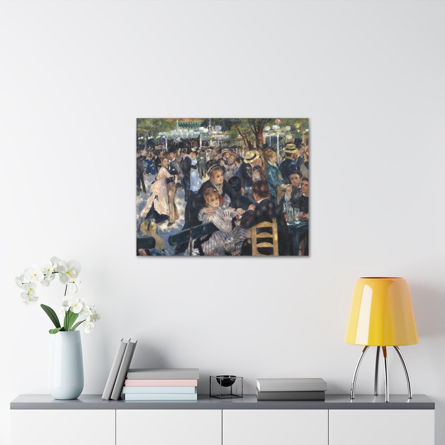Dance at Le Moulin de la Galette by Pierre-Auguste Renoir - Canvas Print