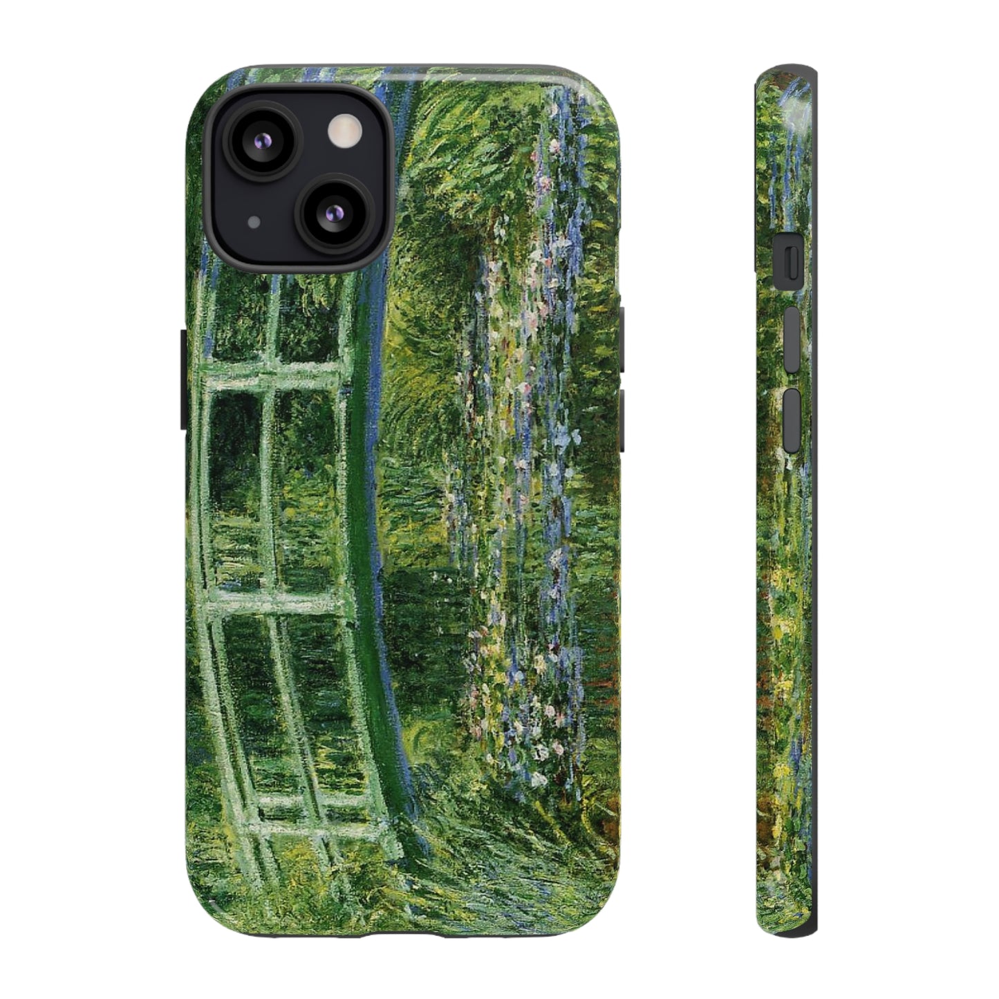 Water Lilies and a Japanese Bridge by Claude Monet - Cell Phone Case