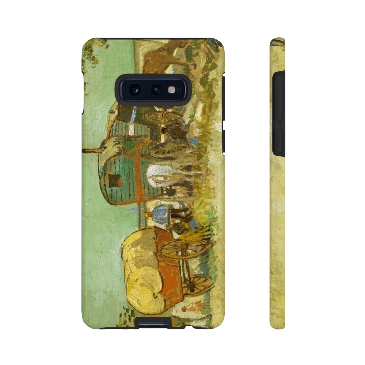Encampment of Gypsies with Caravans by Vincent Van Gogh - Cell Phone Case