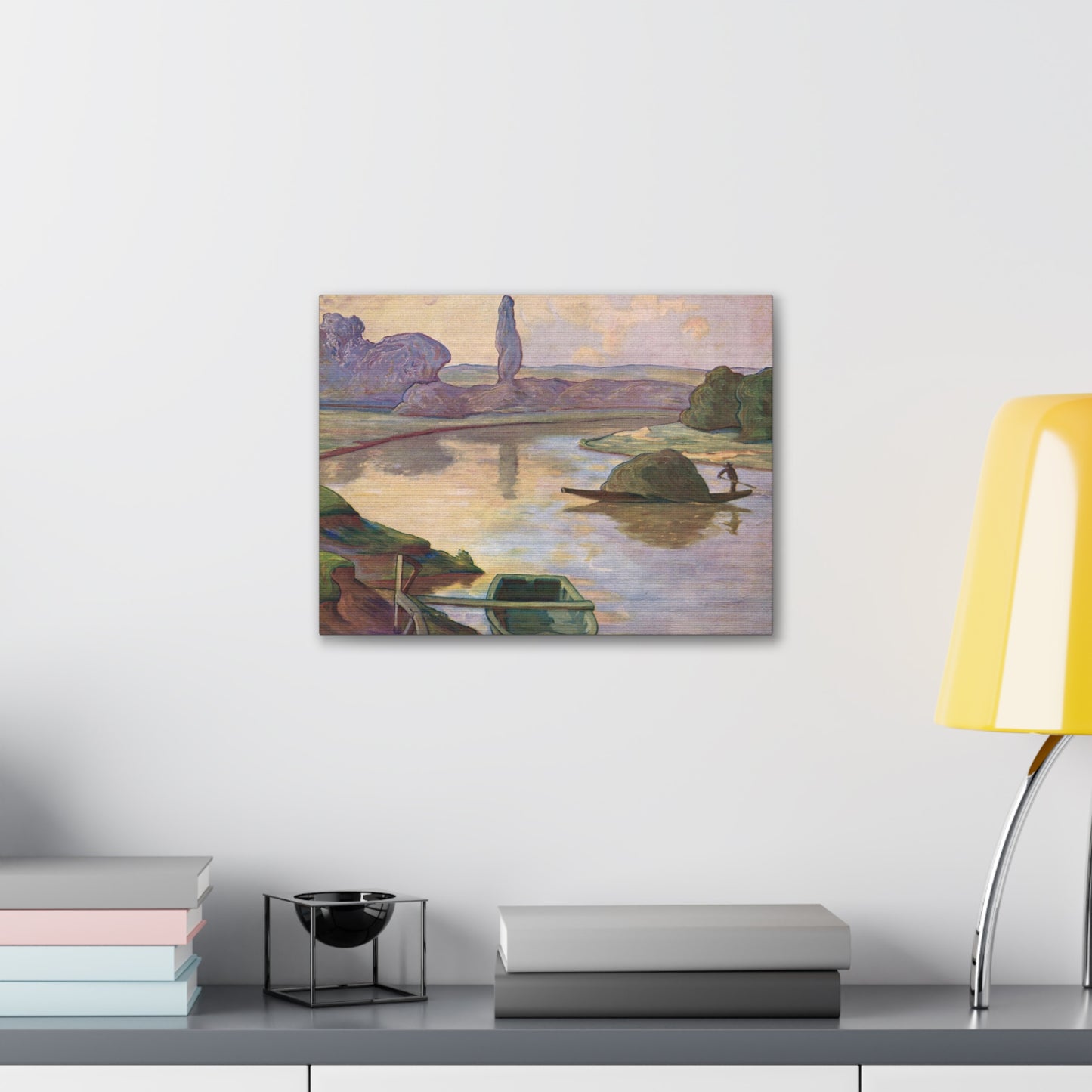 Islands in the Rhine river near to Strasbourg by Rene Schutzenberger - Canvas Print