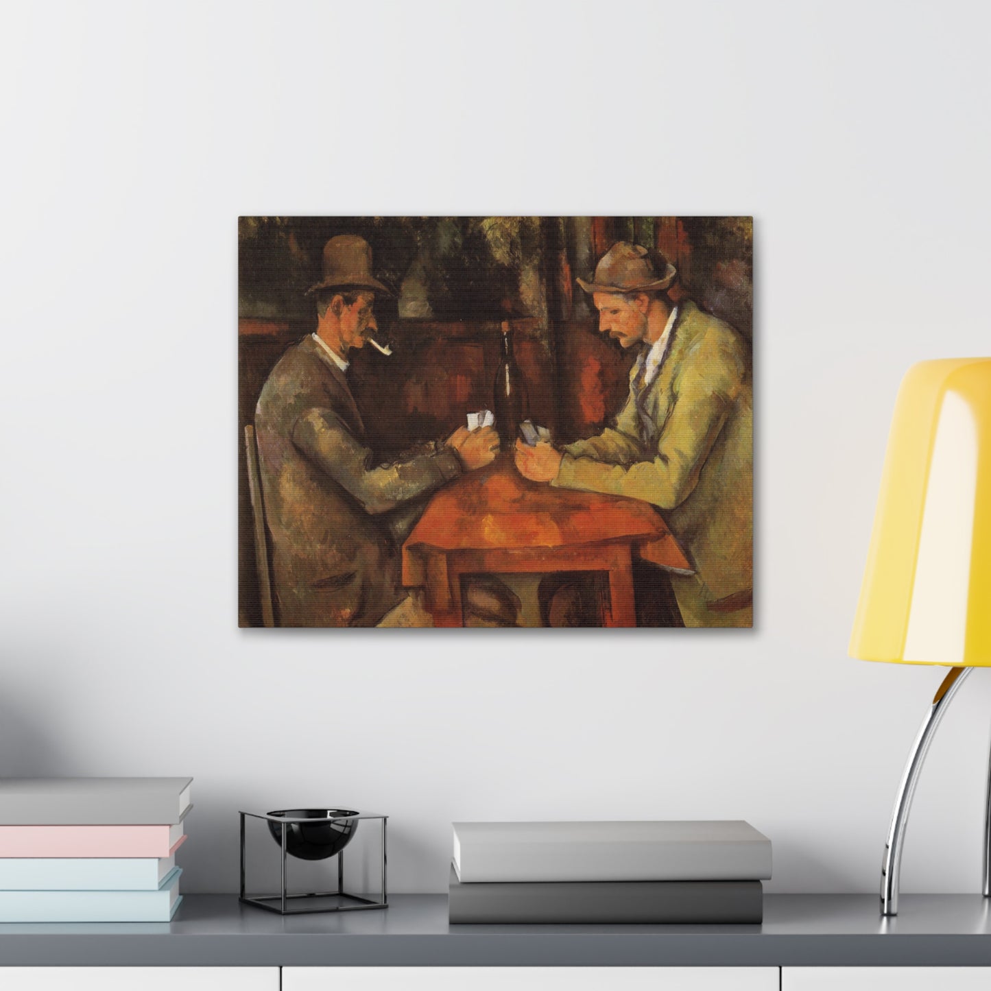 The Card Players by Paul Cezanne - Canvas Print