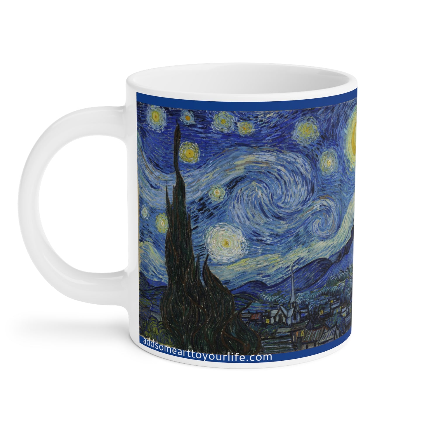 Starry Night by Vincent Van Gogh - Ceramic Mug