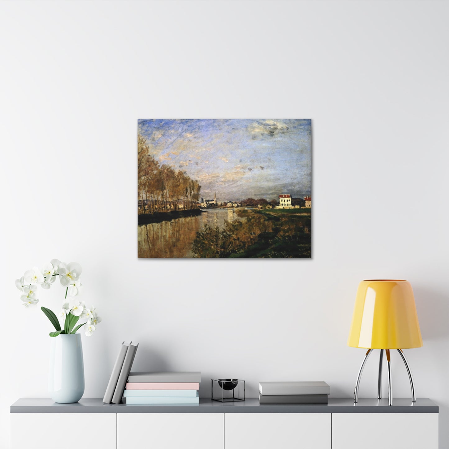 The Seine at Argenteuil by Claude Monet - Canvas Print