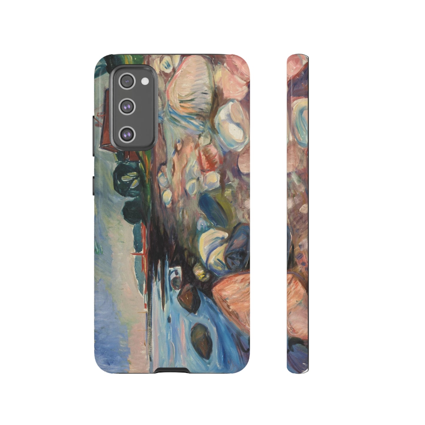 Shore with Red House by Edvard Munch - Cell Phone Case