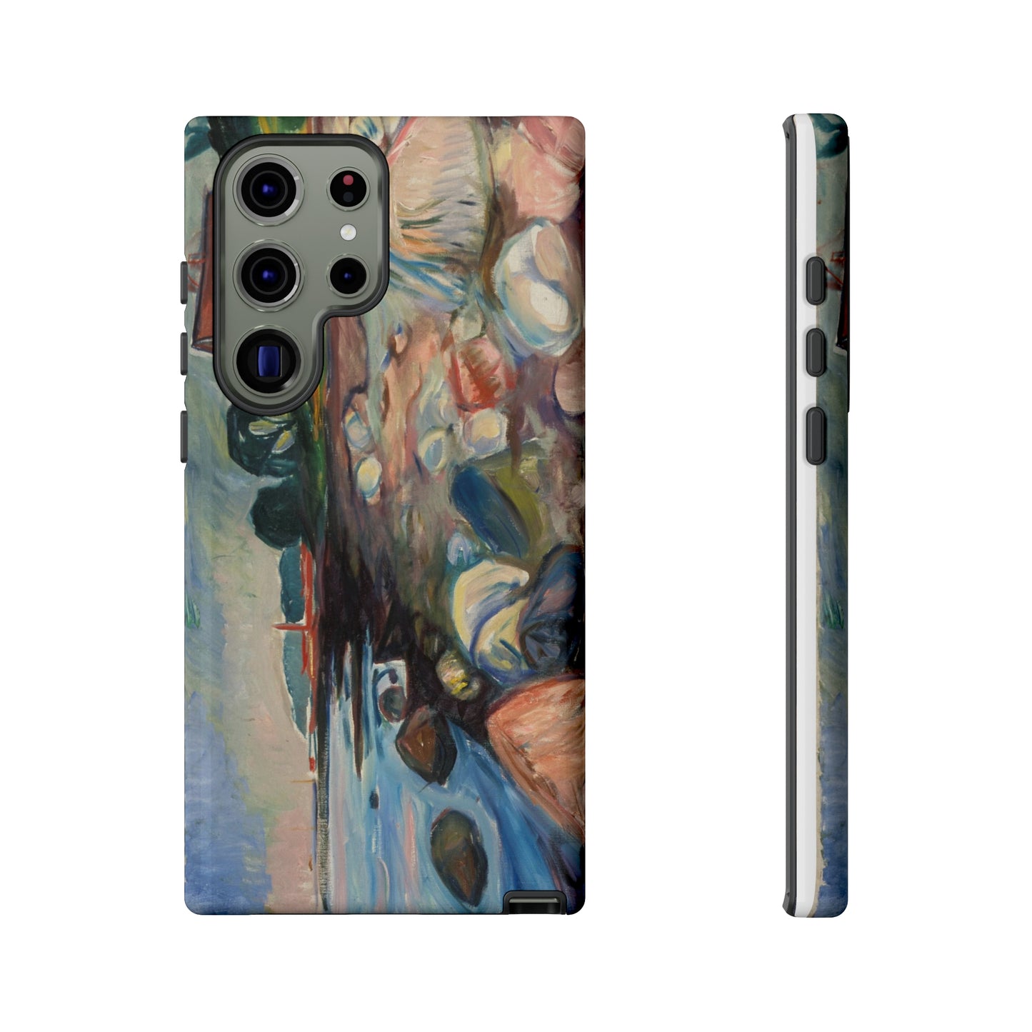 Shore with Red House by Edvard Munch - Cell Phone Case