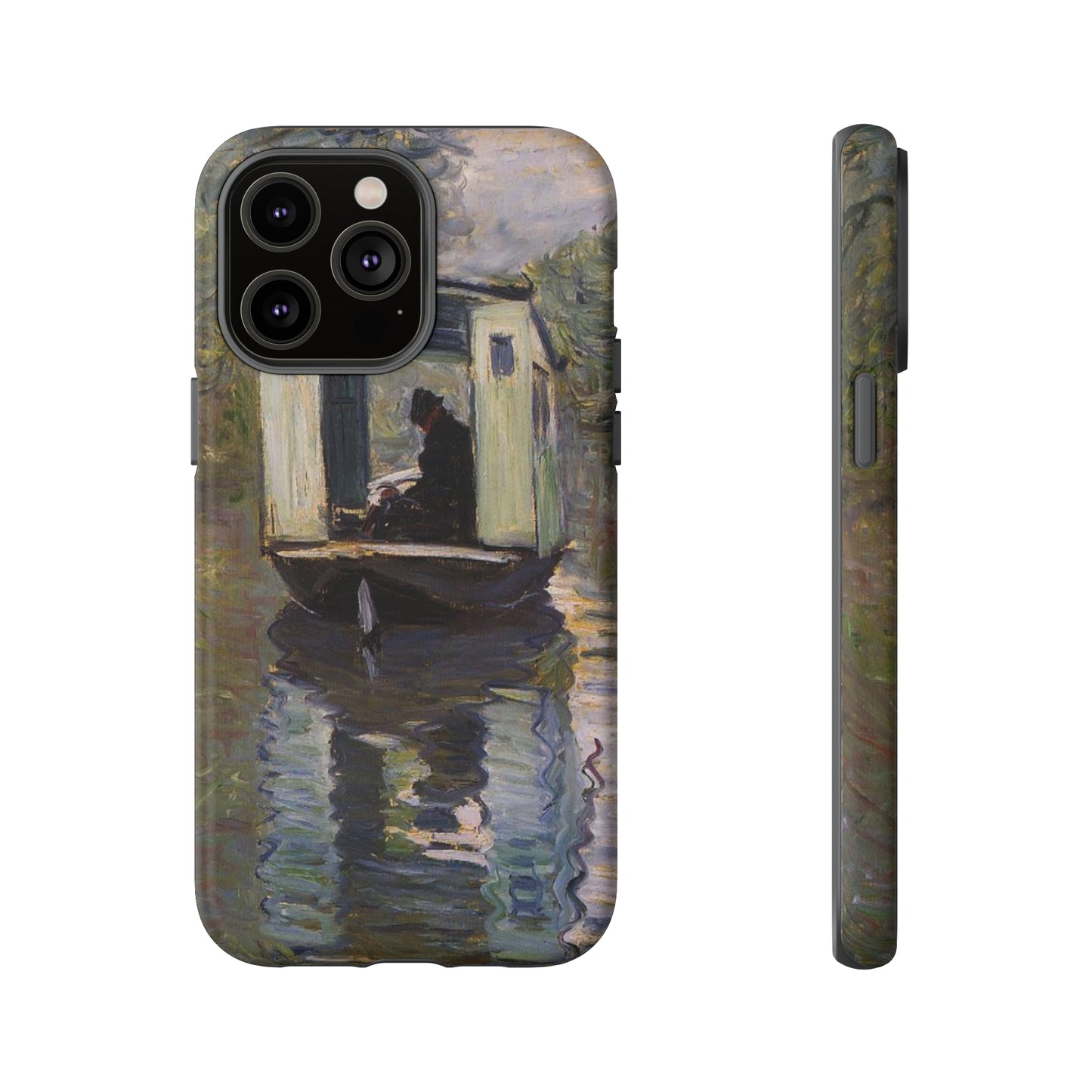 The Studio Boat by Claude Monet - Cell Phone Case