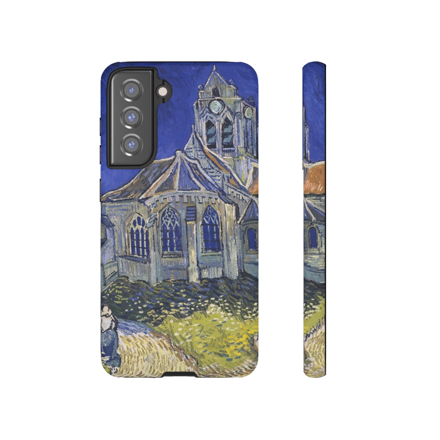 The Church in Auvers sur Oise by Vincent Van Gogh - Cell Phone Case