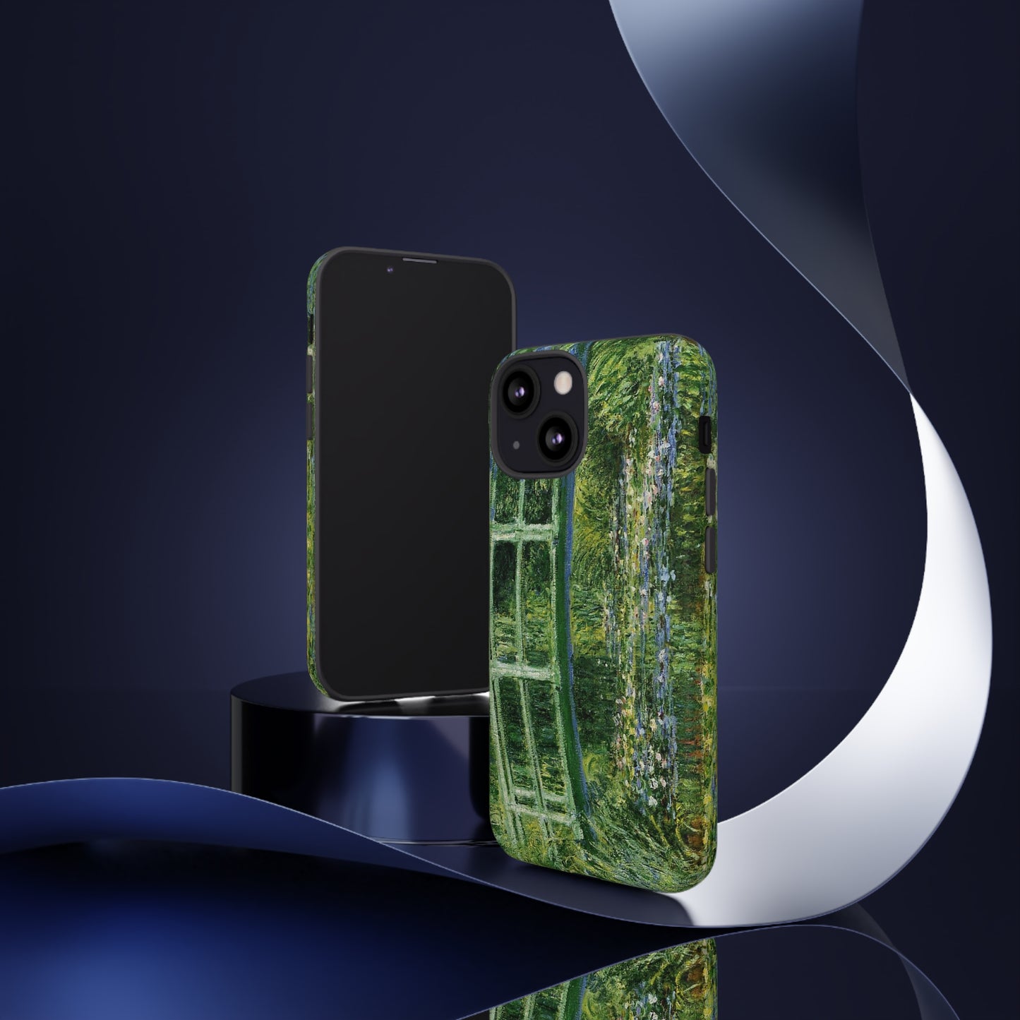 Water Lilies and a Japanese Bridge by Claude Monet - Cell Phone Case