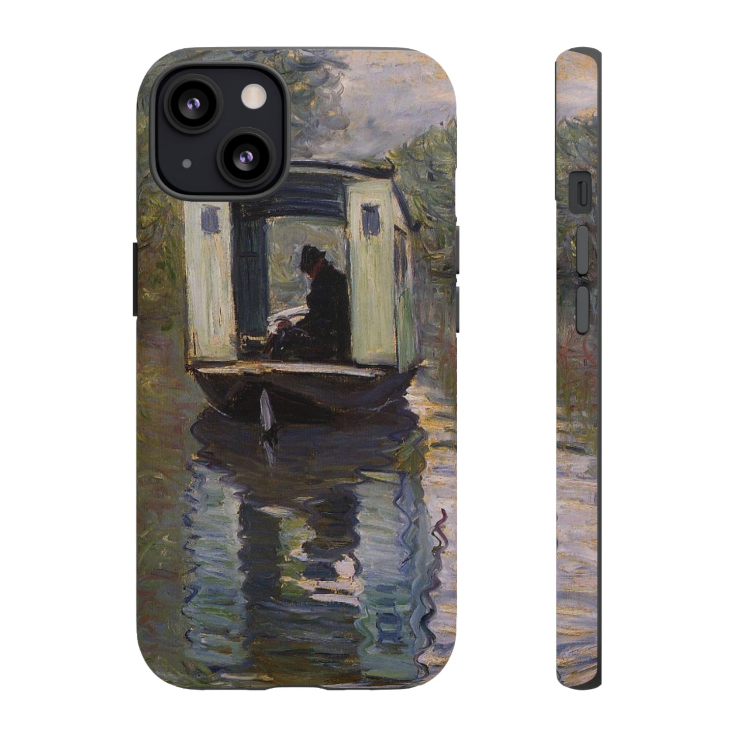 The Studio Boat by Claude Monet - Cell Phone Case