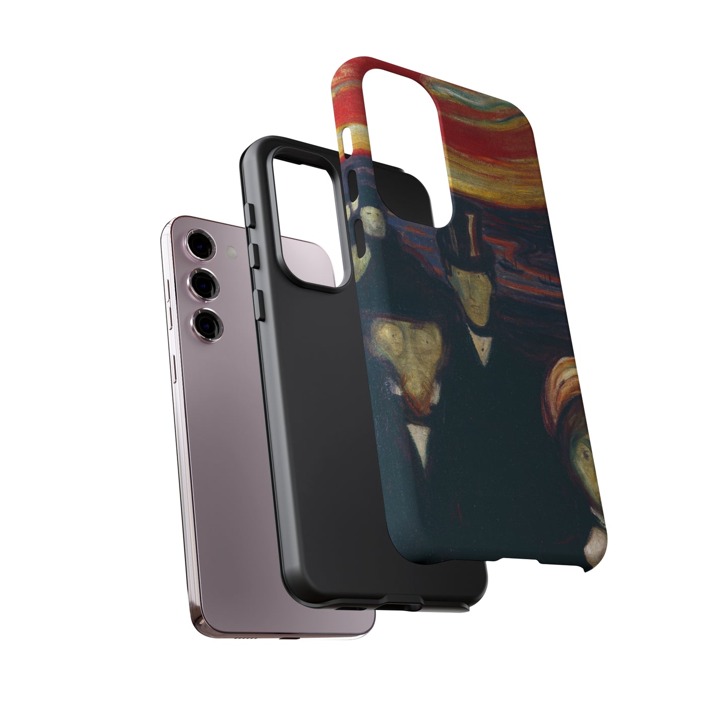 Anxiety by Edvard Munch - Cell Phone Case