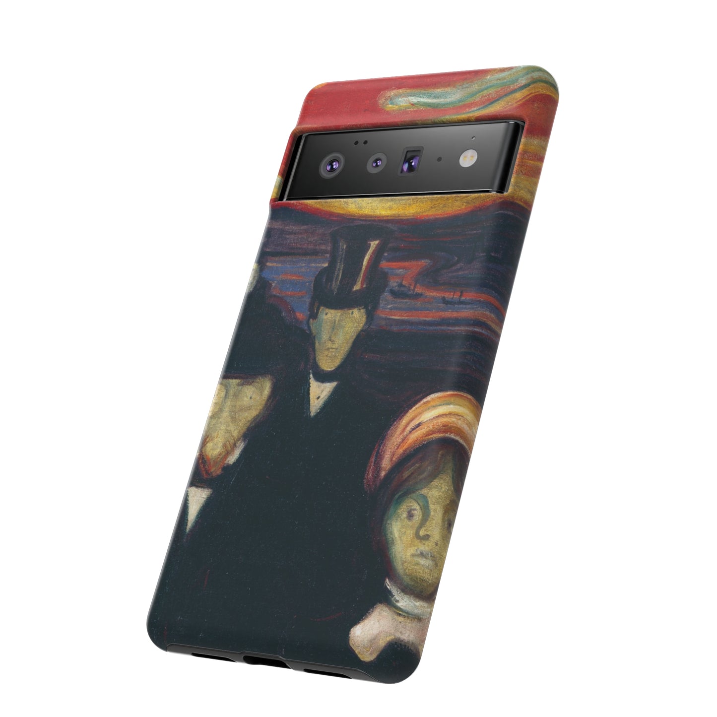 Anxiety by Edvard Munch - Cell Phone Case