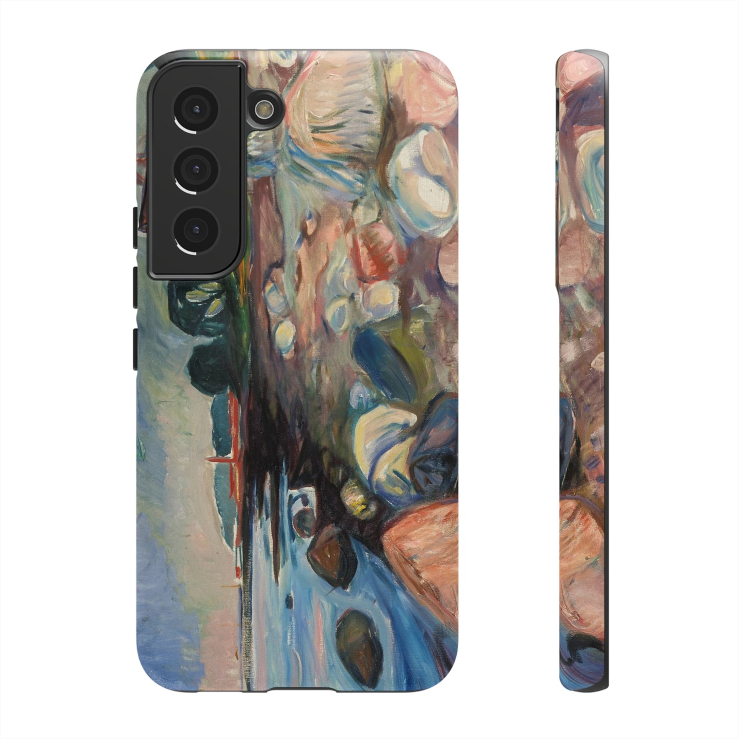 Shore with Red House by Edvard Munch - Cell Phone Case