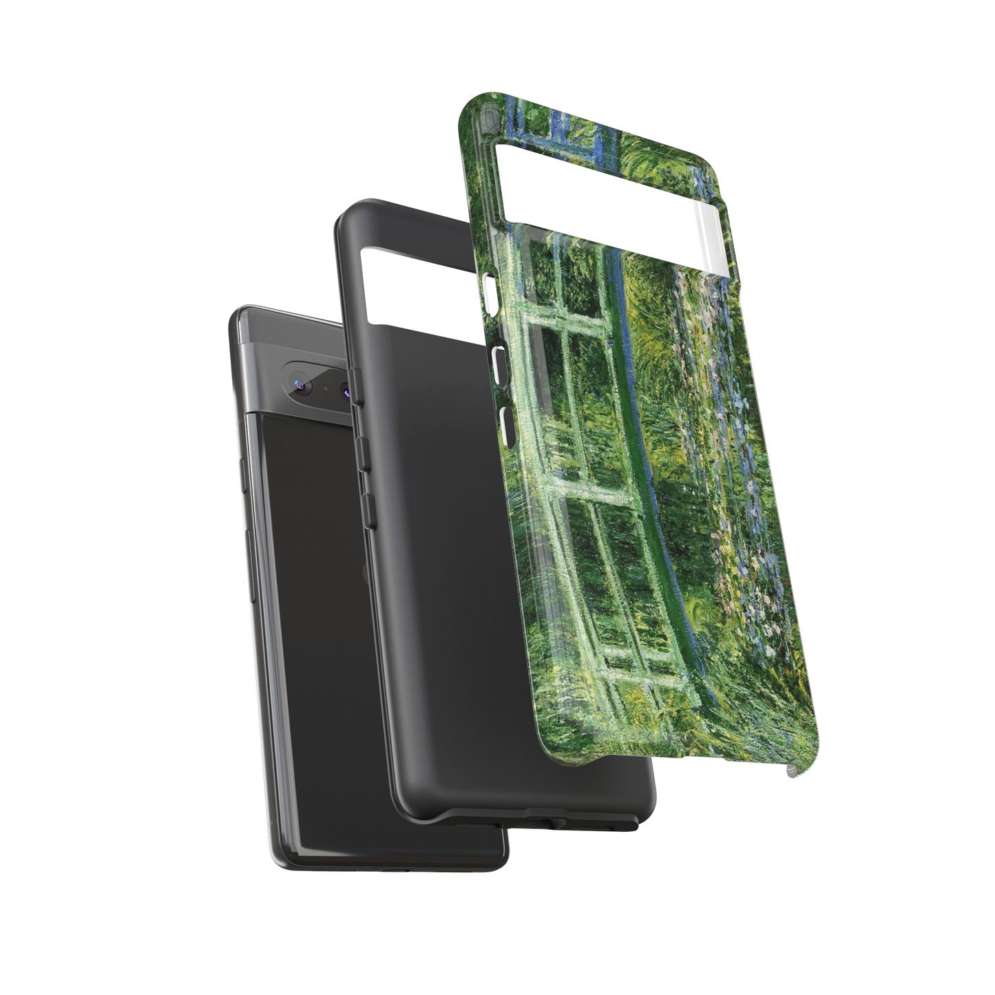 Water Lilies and a Japanese Bridge by Claude Monet - Cell Phone Case