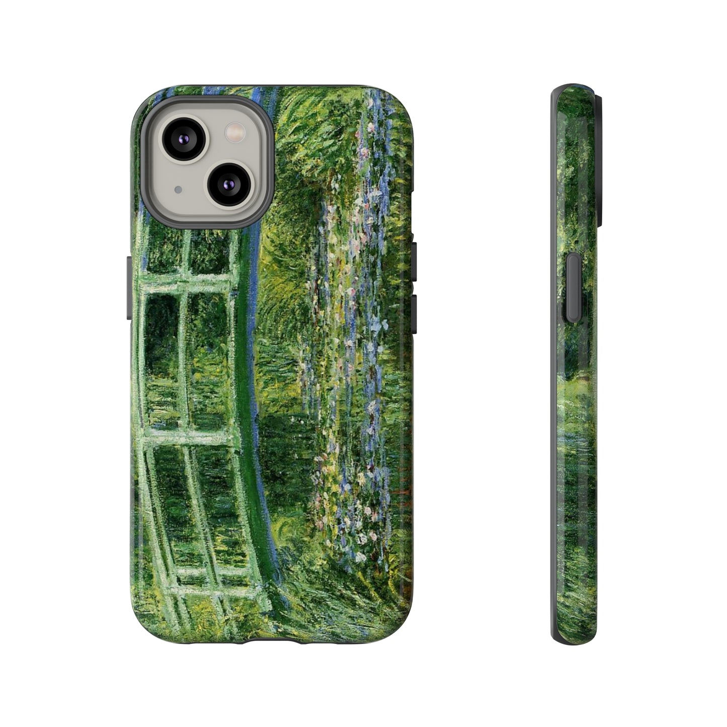 Water Lilies and a Japanese Bridge by Claude Monet - Cell Phone Case
