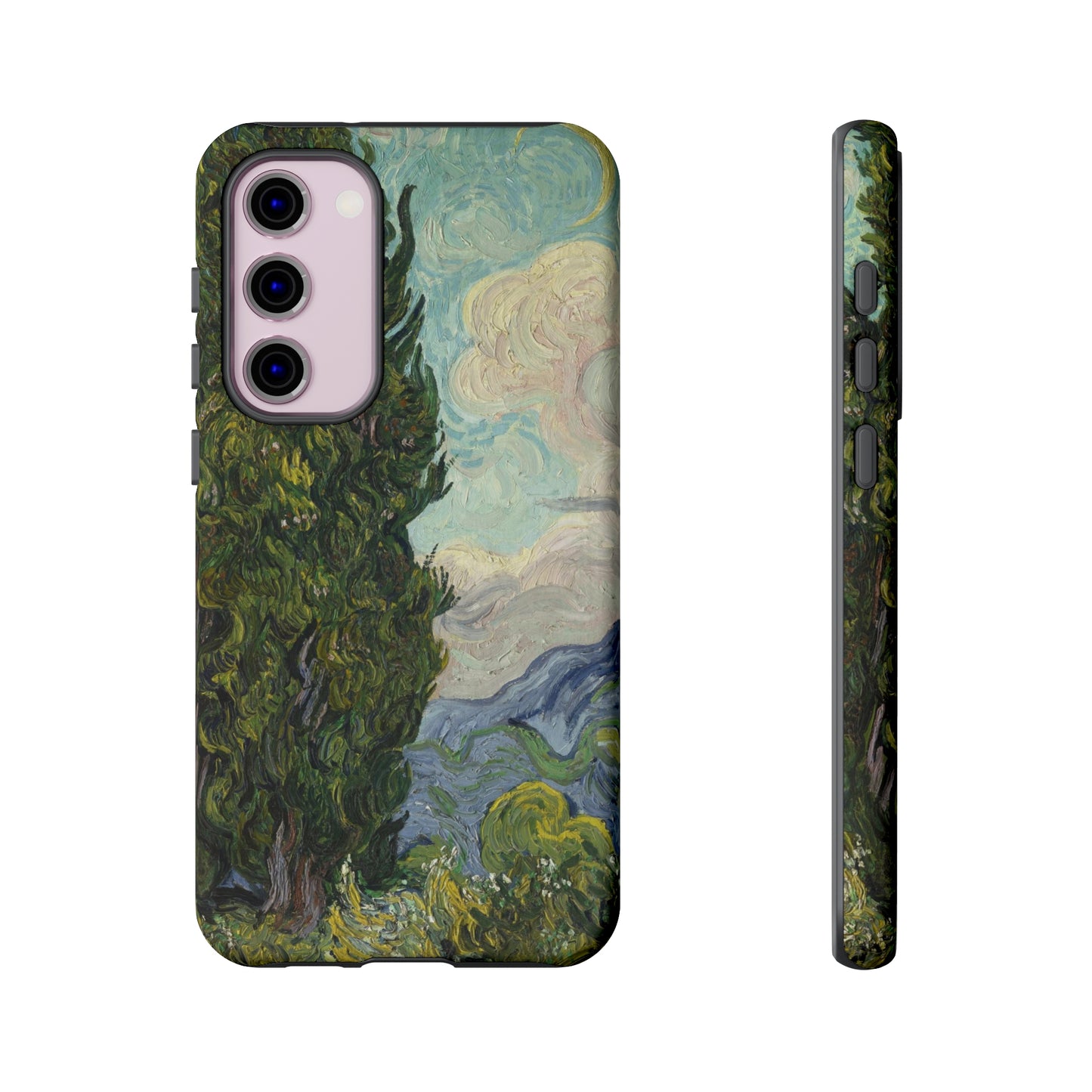 Cypresses by Vincent Van Gogh - Cell Phone Case