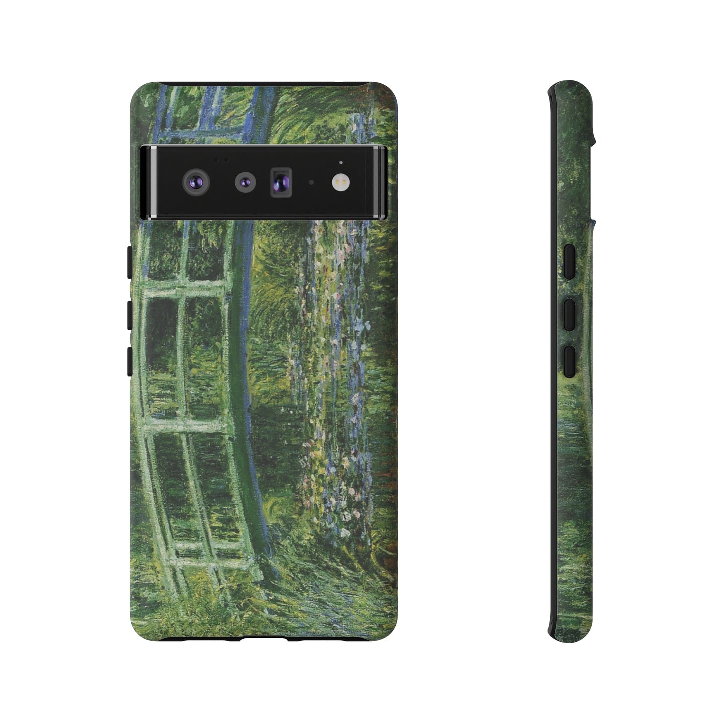 Water Lilies and a Japanese Bridge by Claude Monet - Cell Phone Case