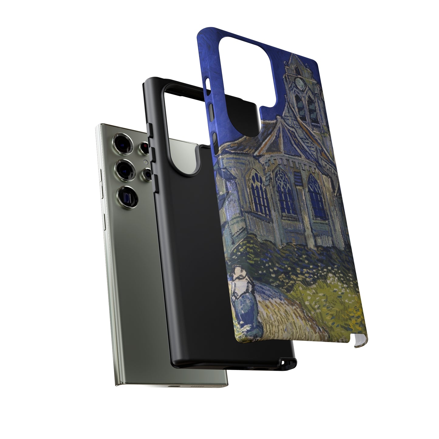 The Church in Auvers sur Oise by Vincent Van Gogh - Cell Phone Case