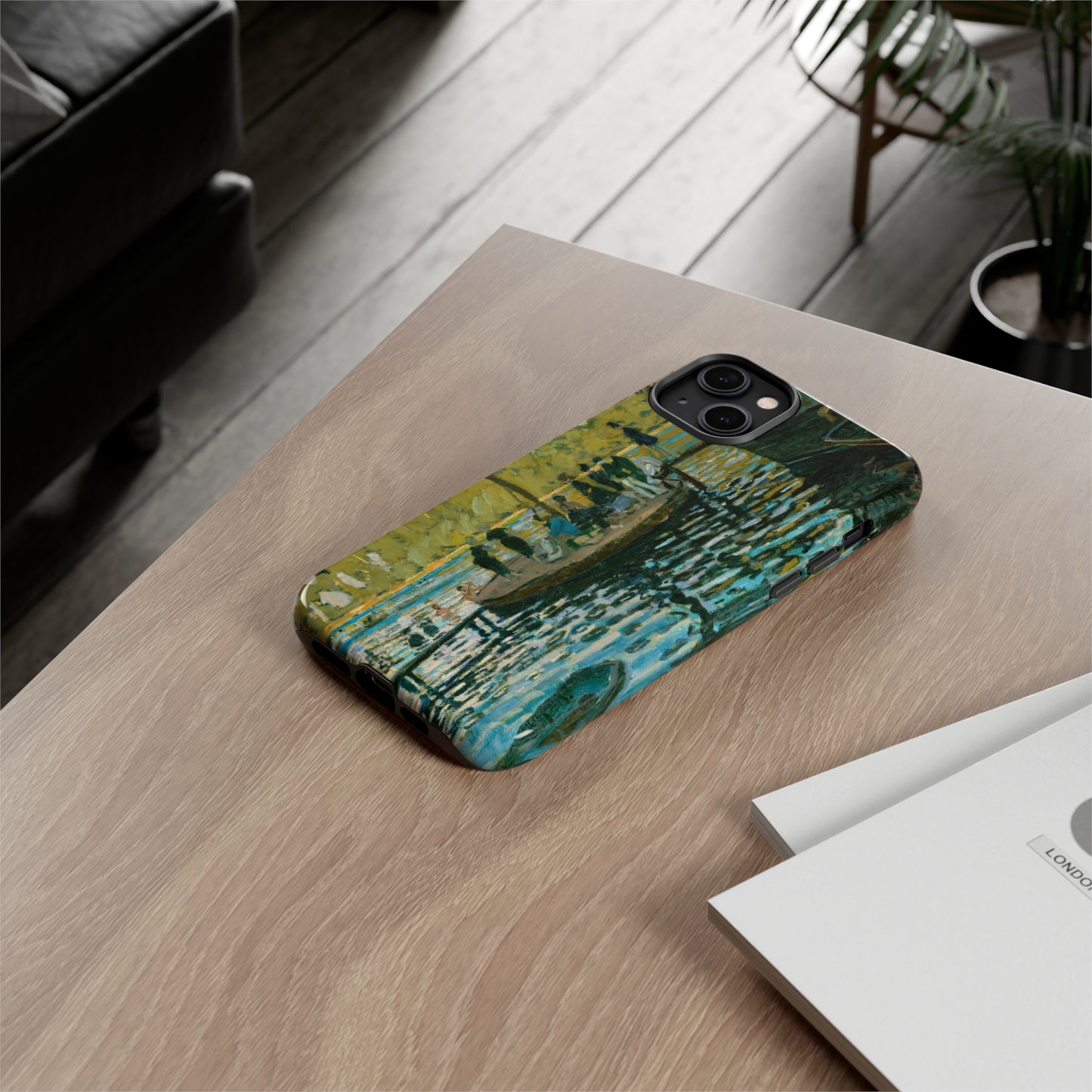 La Grenouillére by Claude Monet - Cell Phone Case