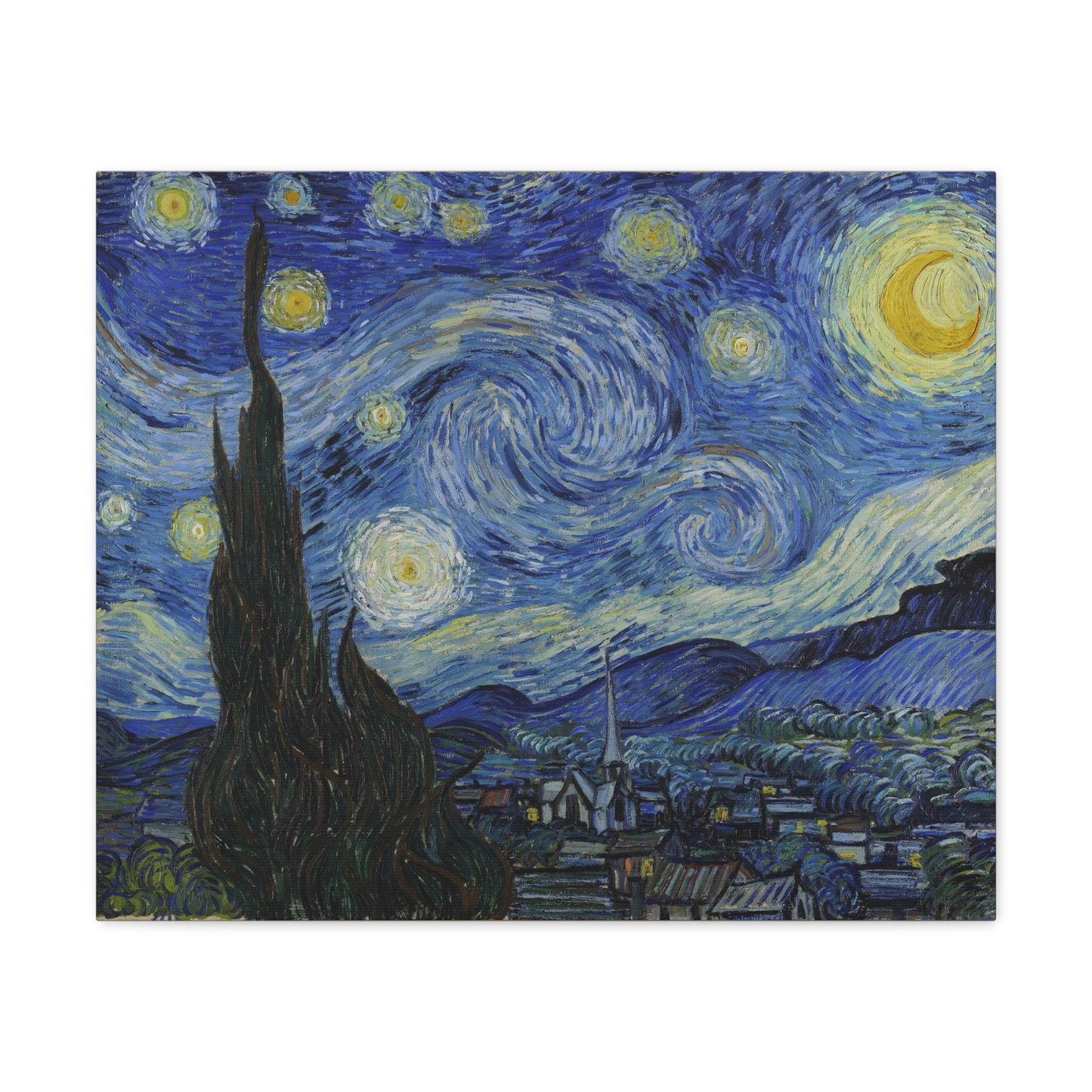 Starry Night by Vincent Van Gogh - Canvas Print