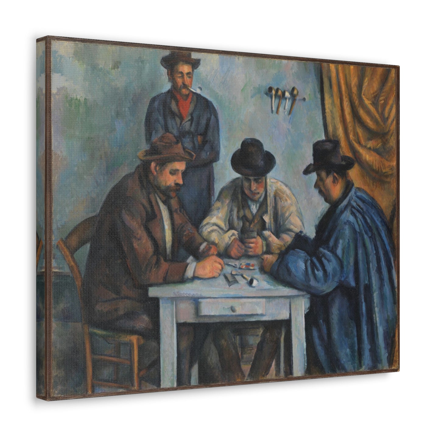 Les Joueurs de Cartes by Paul Cezanne - Canvas Print