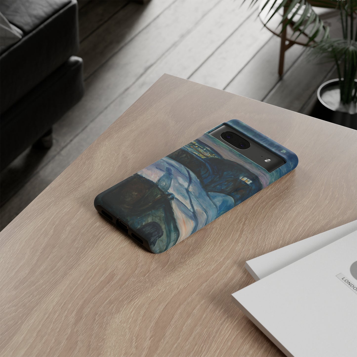 Starry Night by Edvard Munch - Cell Phone Case