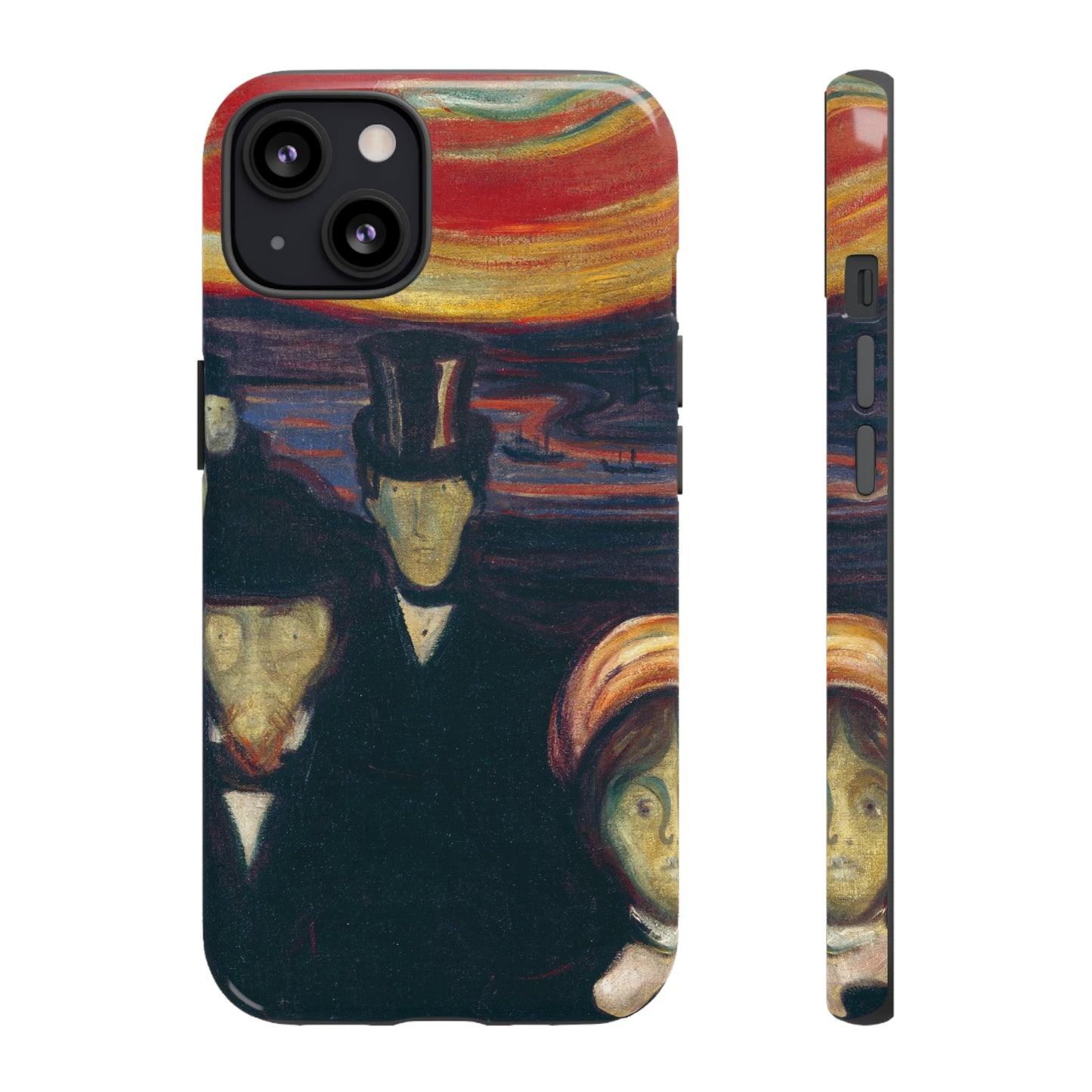 Anxiety by Edvard Munch - Cell Phone Case