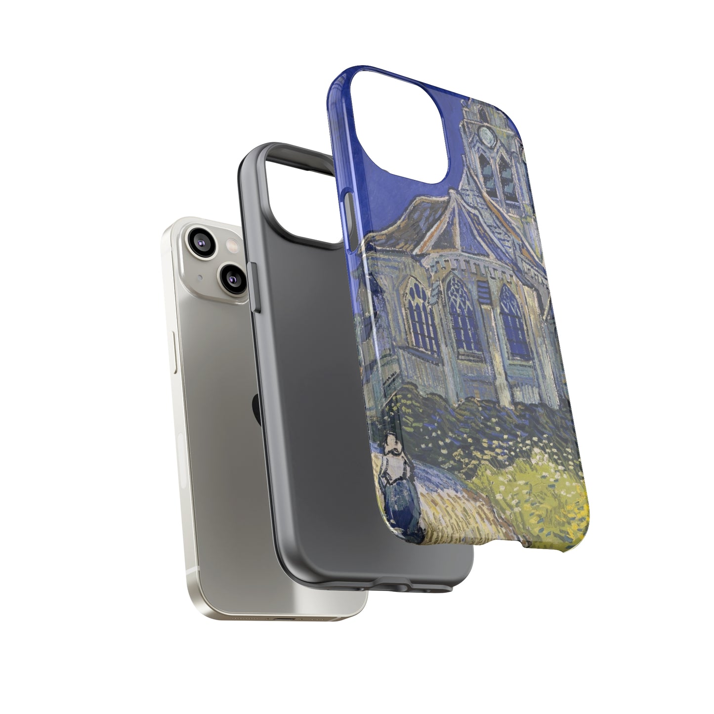 The Church in Auvers sur Oise by Vincent Van Gogh - Cell Phone Case