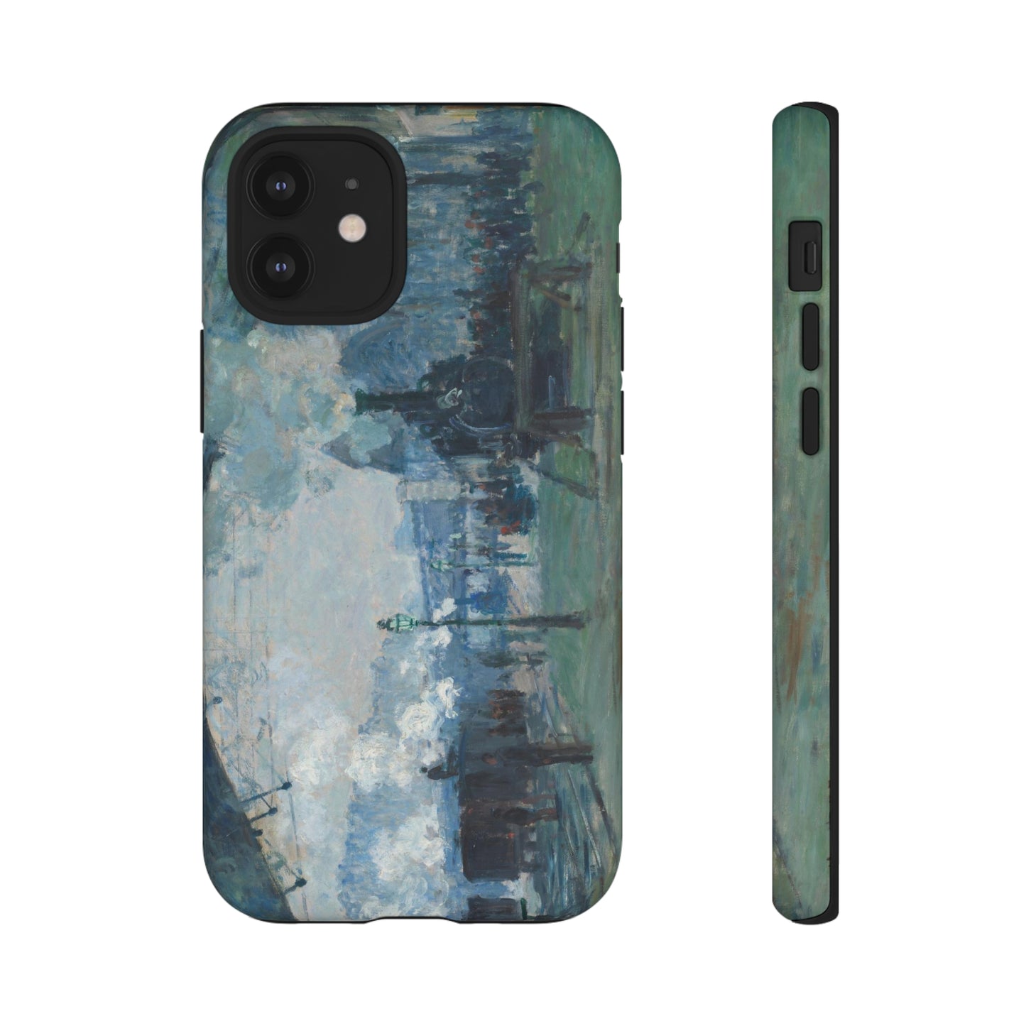 Arrival of the Normandy Train by Claude Monet - Cell Phone Case