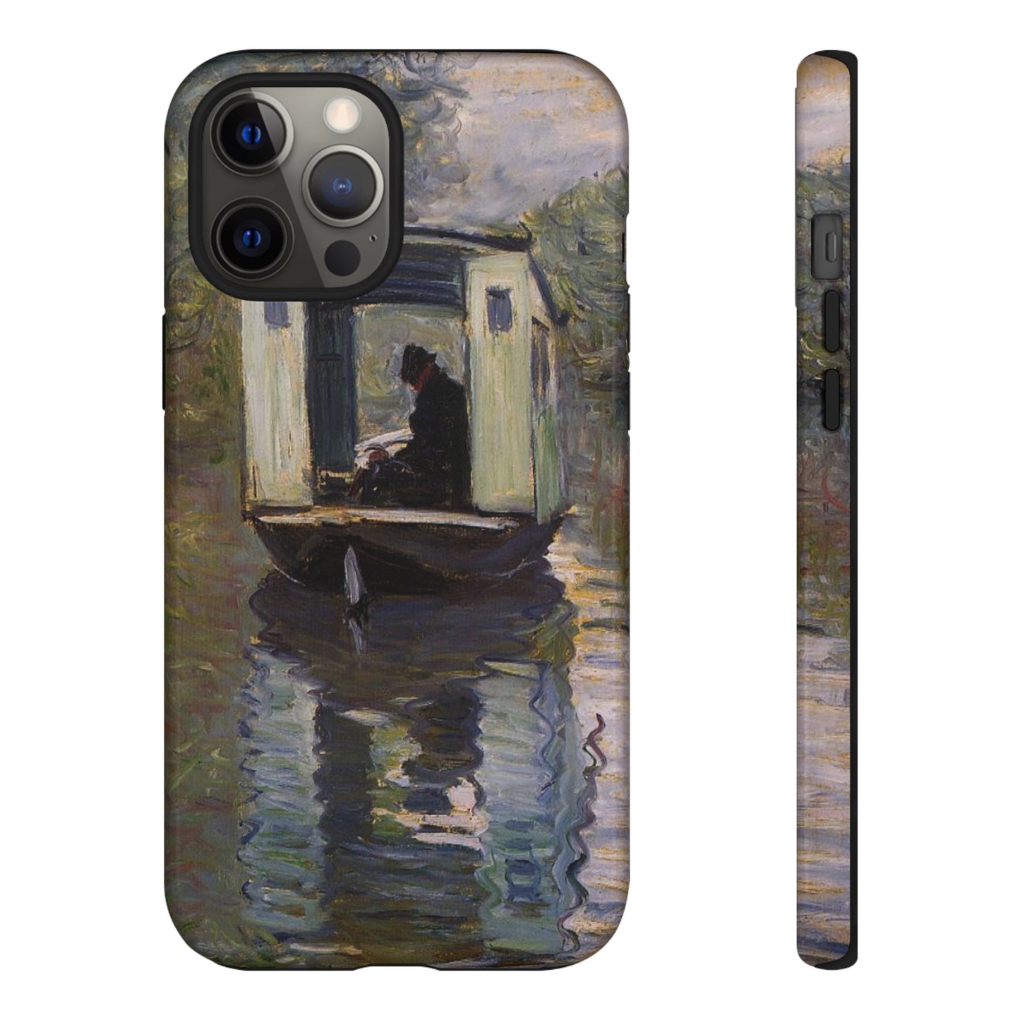 The Studio Boat by Claude Monet - Cell Phone Case