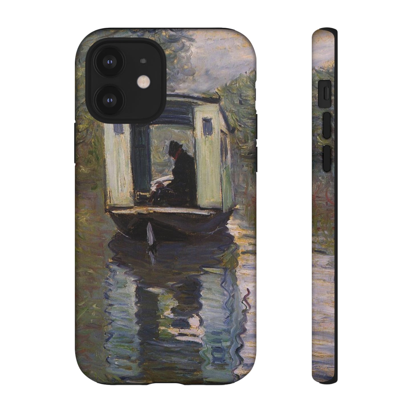 The Studio Boat by Claude Monet - Cell Phone Case