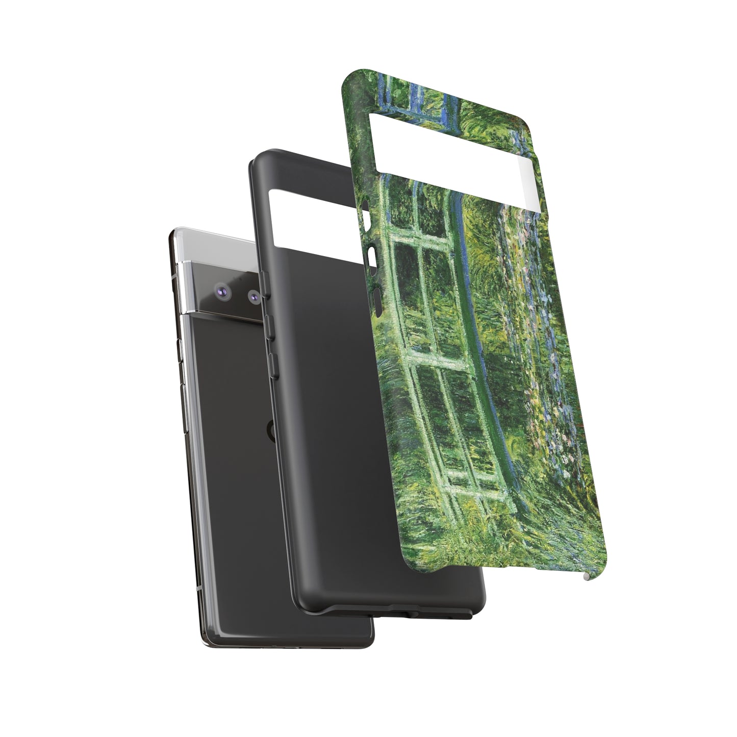 Water Lilies and a Japanese Bridge by Claude Monet - Cell Phone Case