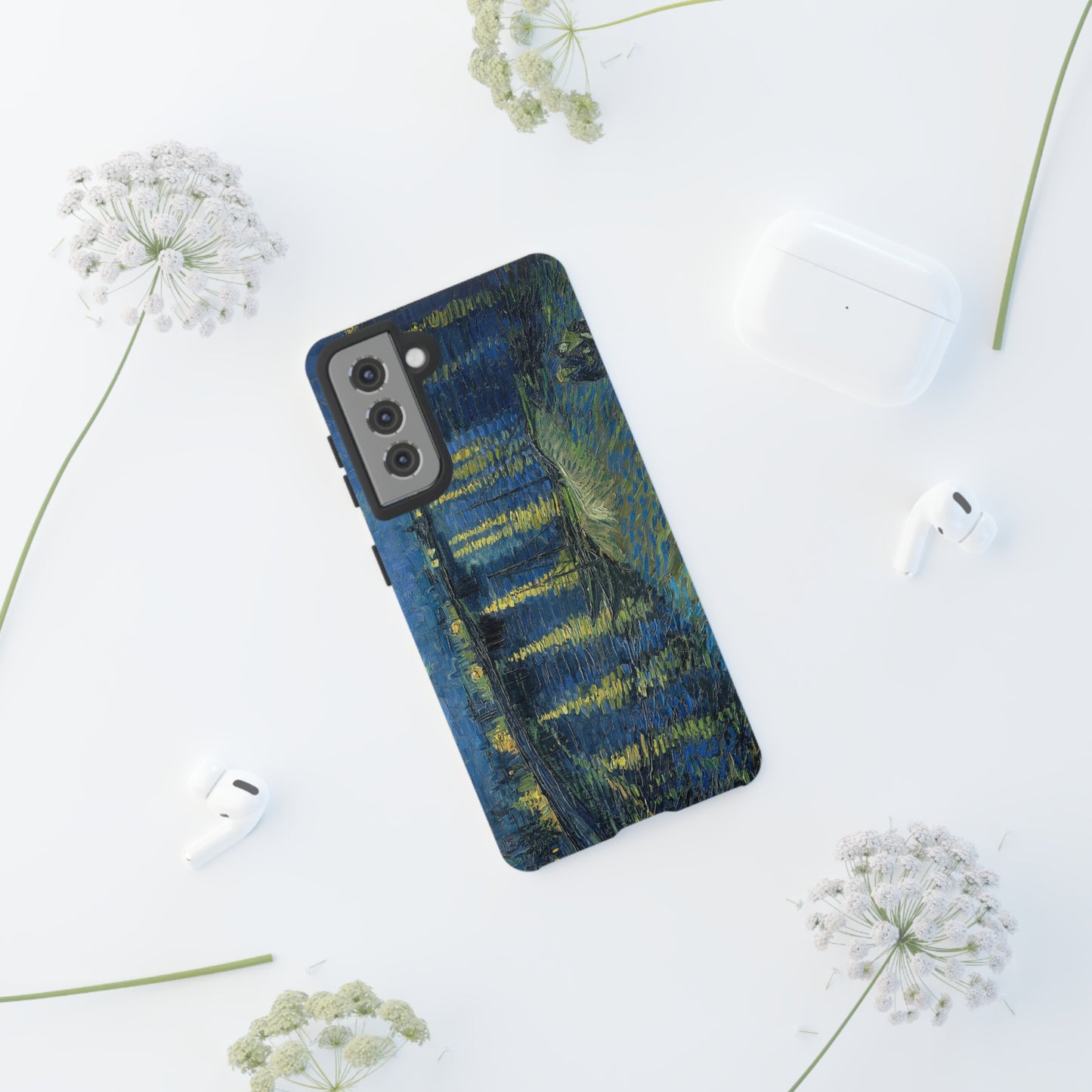 Starry Night over the Rhone by Vincent Van Gogh - Cell Phone Case