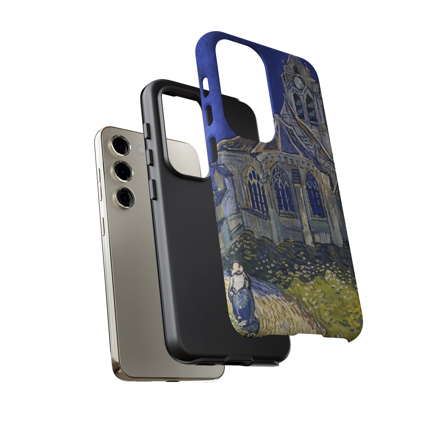 The Church in Auvers sur Oise by Vincent Van Gogh - Cell Phone Case