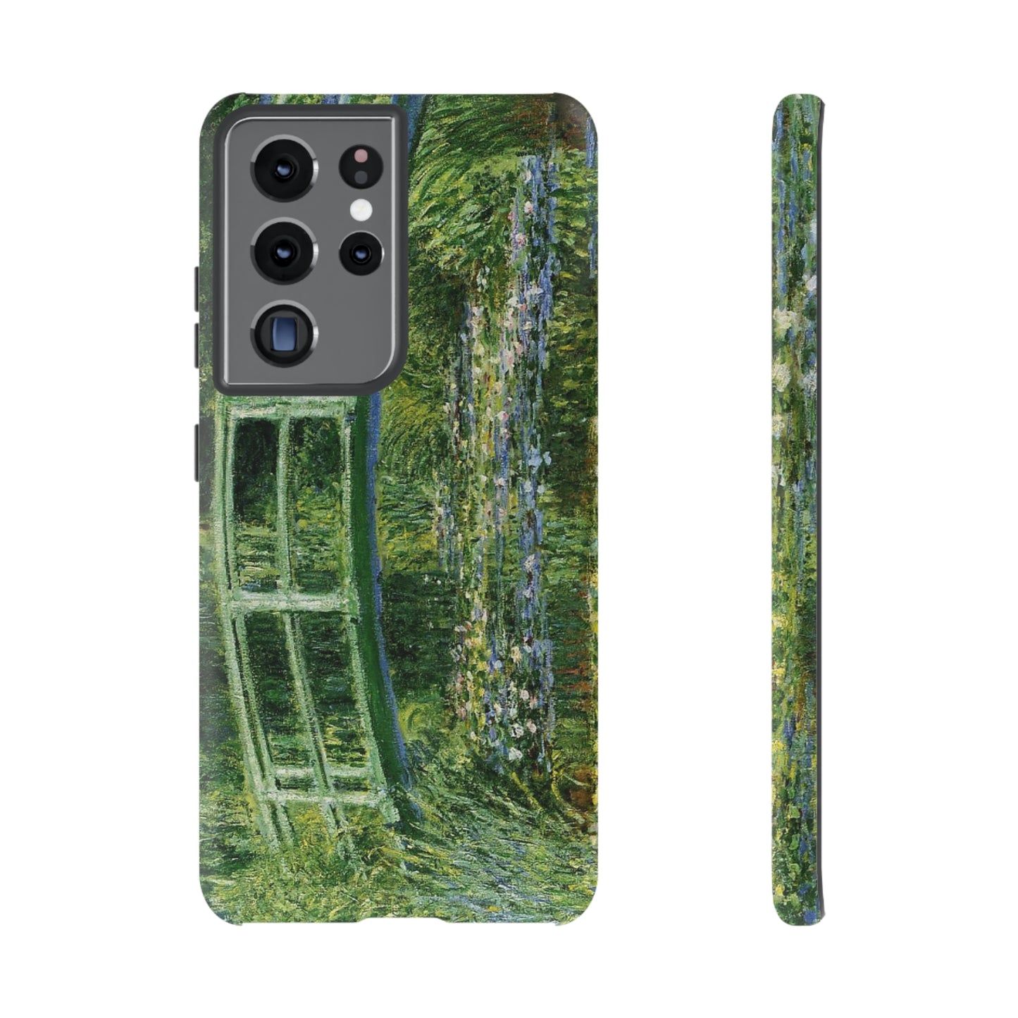 Water Lilies and a Japanese Bridge by Claude Monet - Cell Phone Case