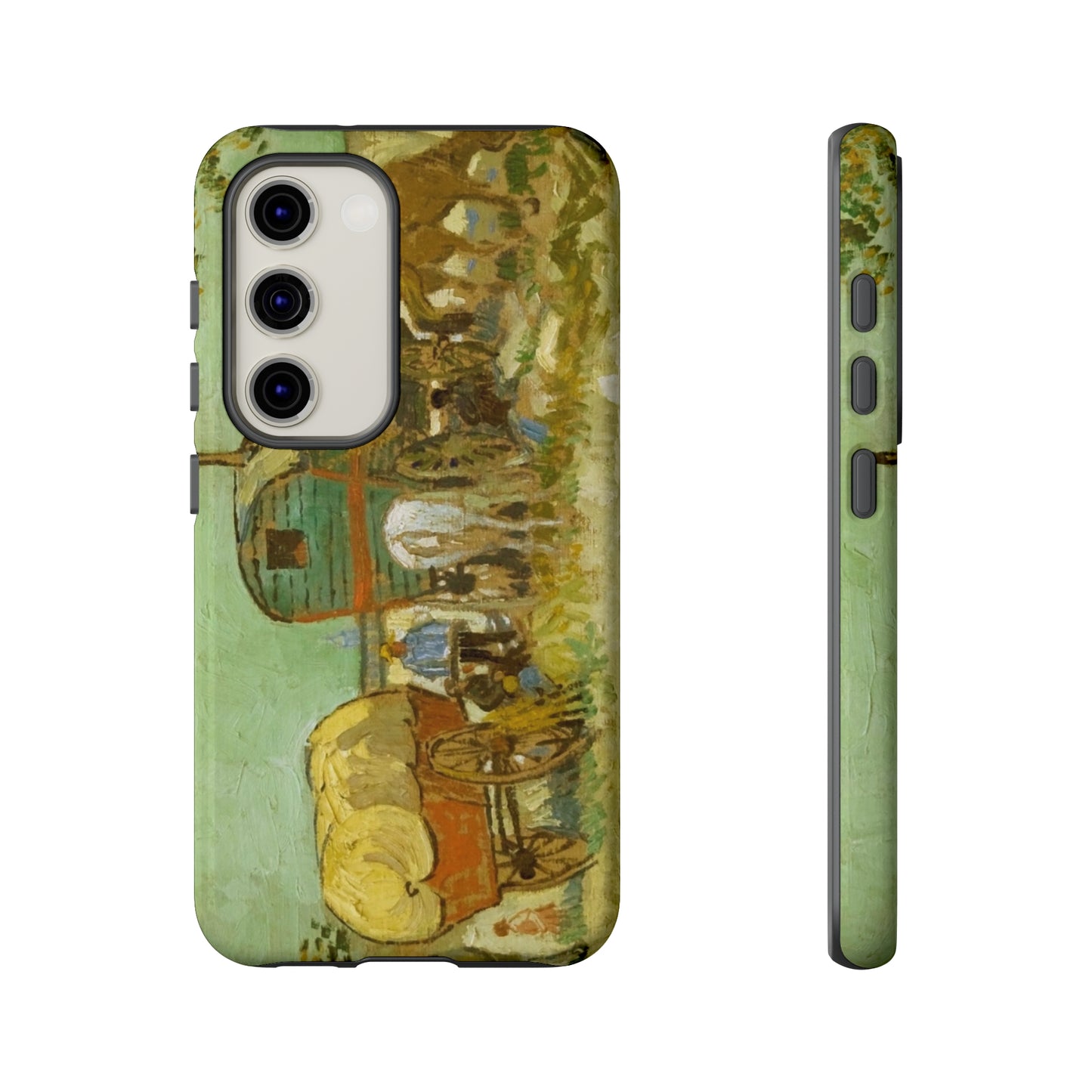 Encampment of Gypsies with Caravans by Vincent Van Gogh - Cell Phone Case