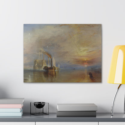 The Fighting Temeraire by JMW Turner - Canvas Print