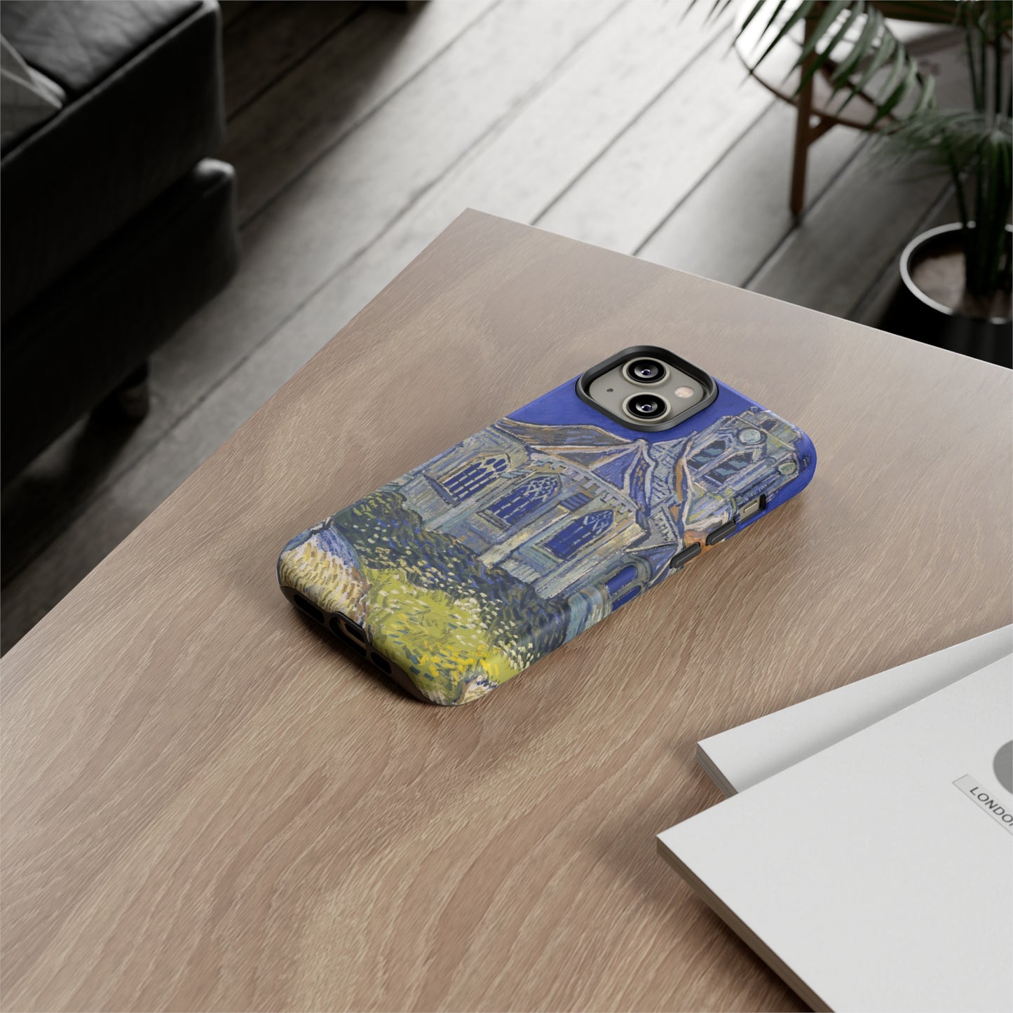 The Church in Auvers sur Oise by Vincent Van Gogh - Cell Phone Case