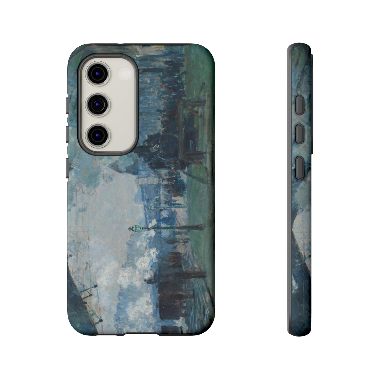 Arrival of the Normandy Train by Claude Monet - Cell Phone Case