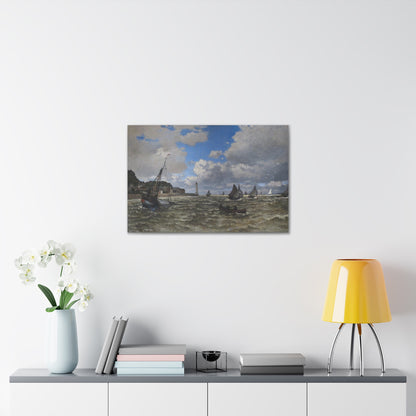 The Mouth of the Seine by Claude Monet - Canvas Print