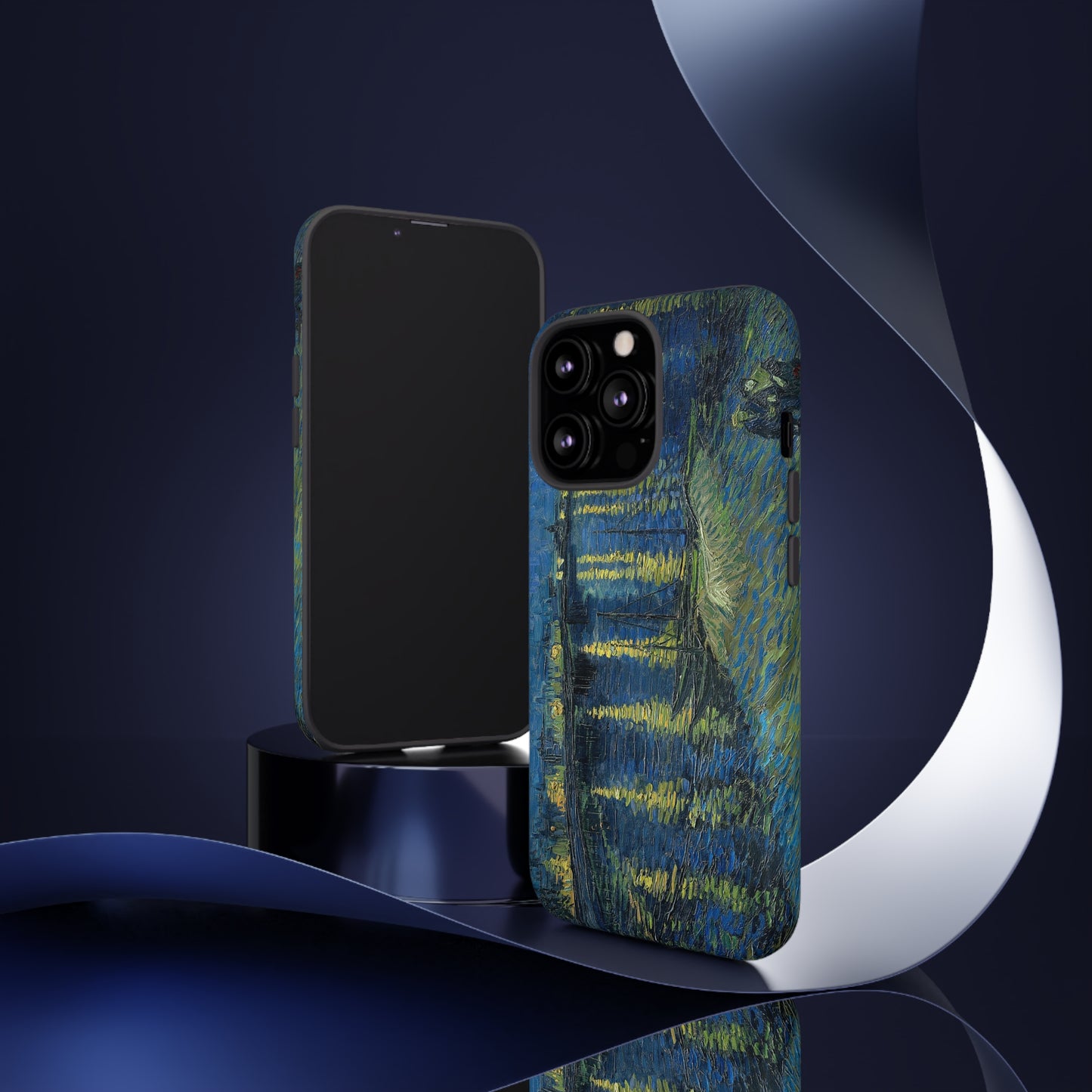 Starry Night over the Rhone by Vincent Van Gogh - Cell Phone Case