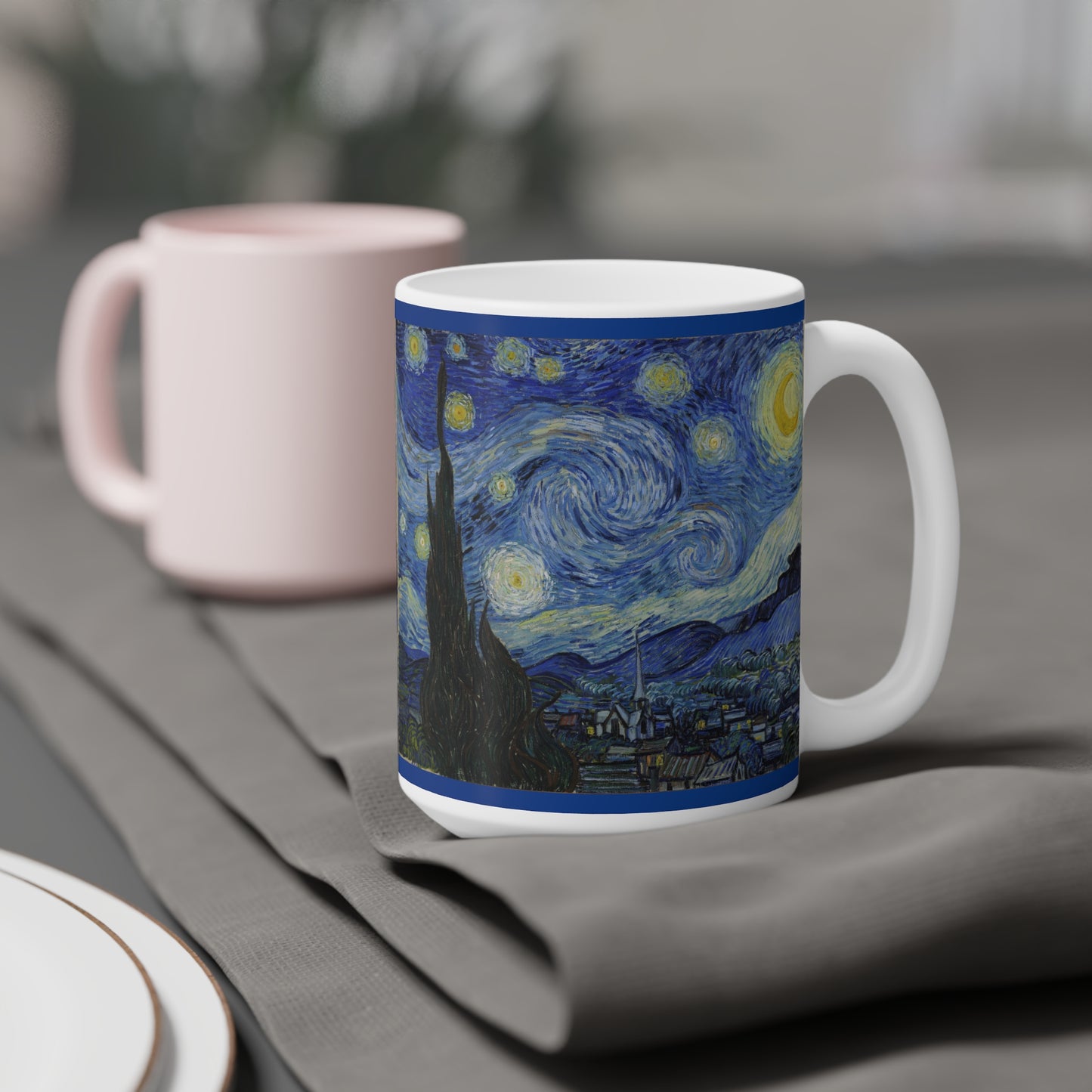 Starry Night by Vincent Van Gogh - Ceramic Mug