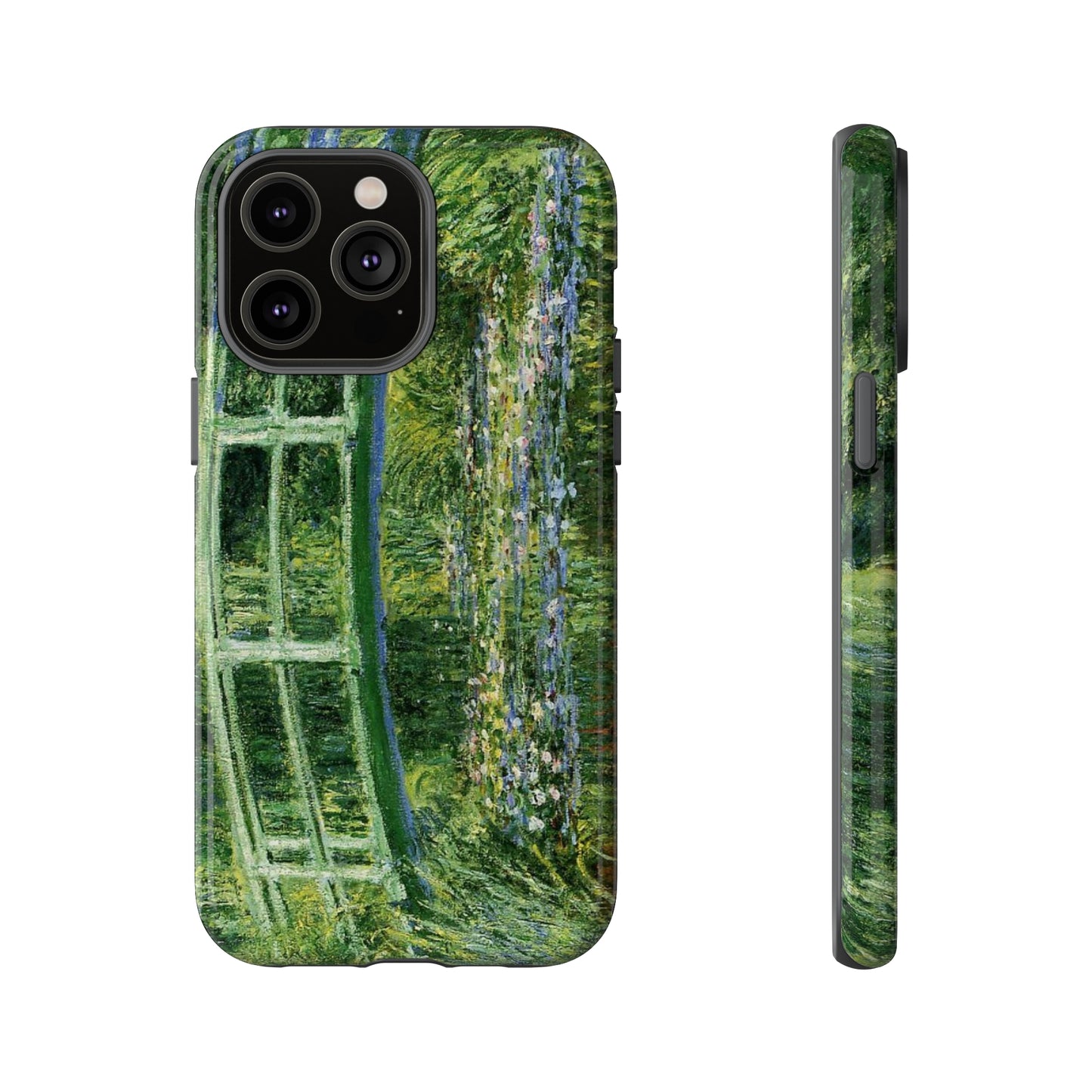 Water Lilies and a Japanese Bridge by Claude Monet - Cell Phone Case