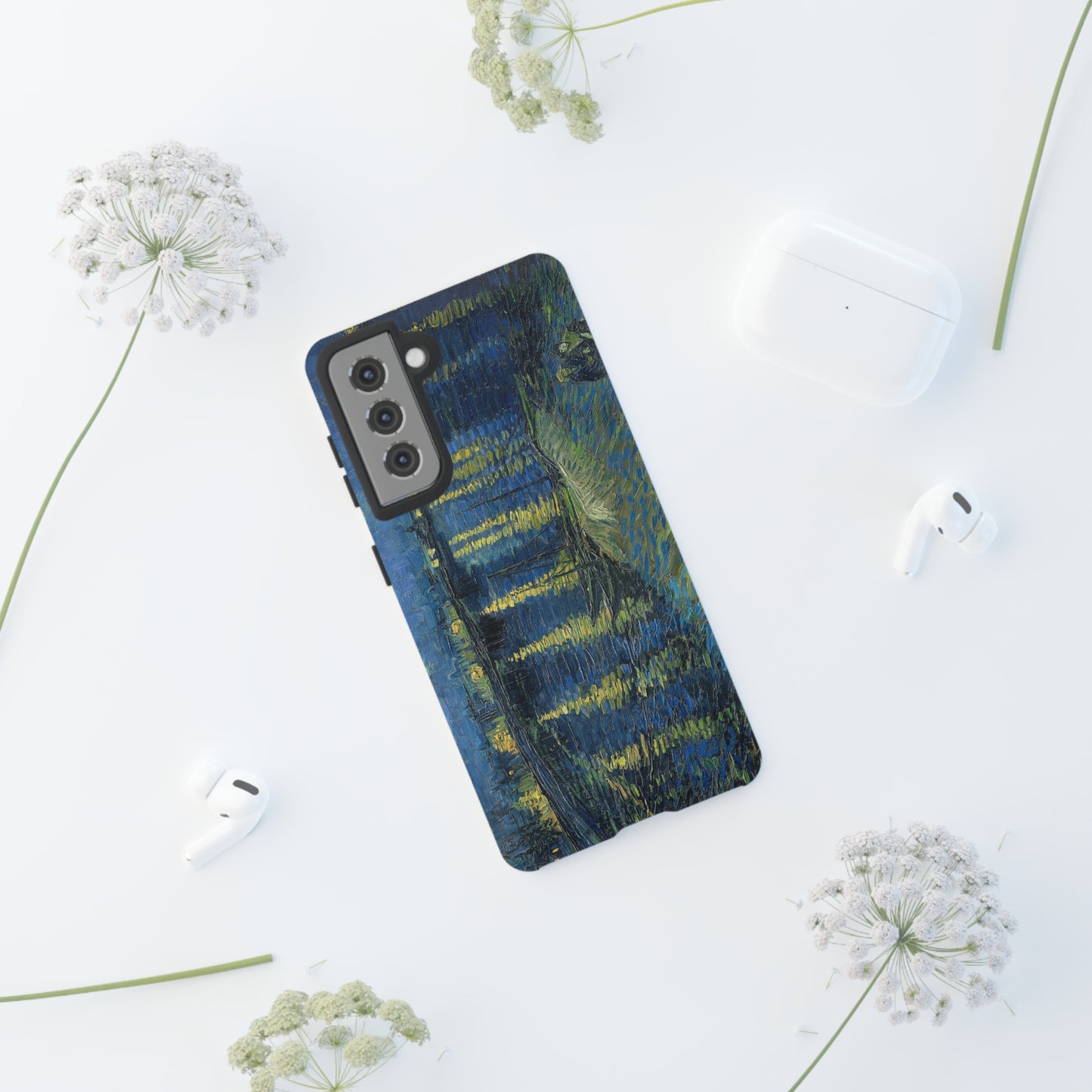 Starry Night over the Rhone by Vincent Van Gogh - Cell Phone Case