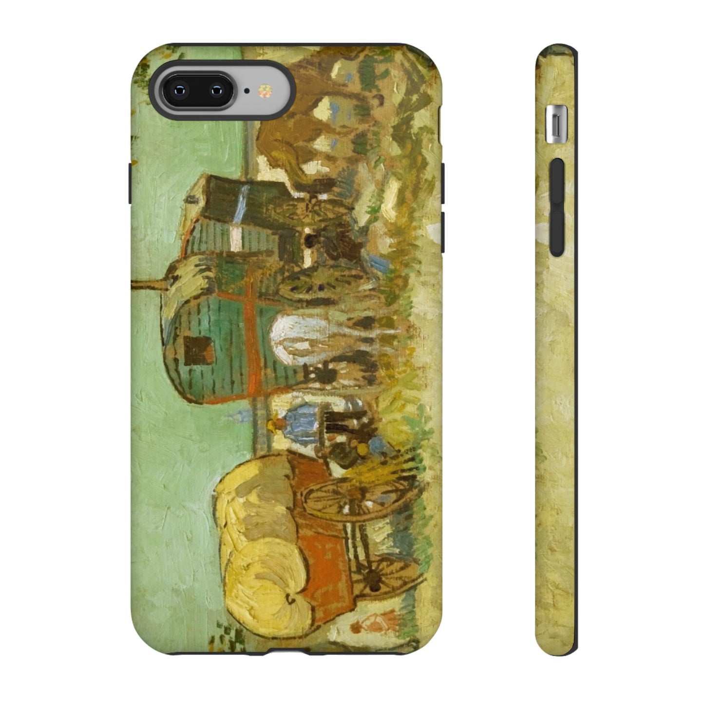 Encampment of Gypsies with Caravans by Vincent Van Gogh - Cell Phone Case