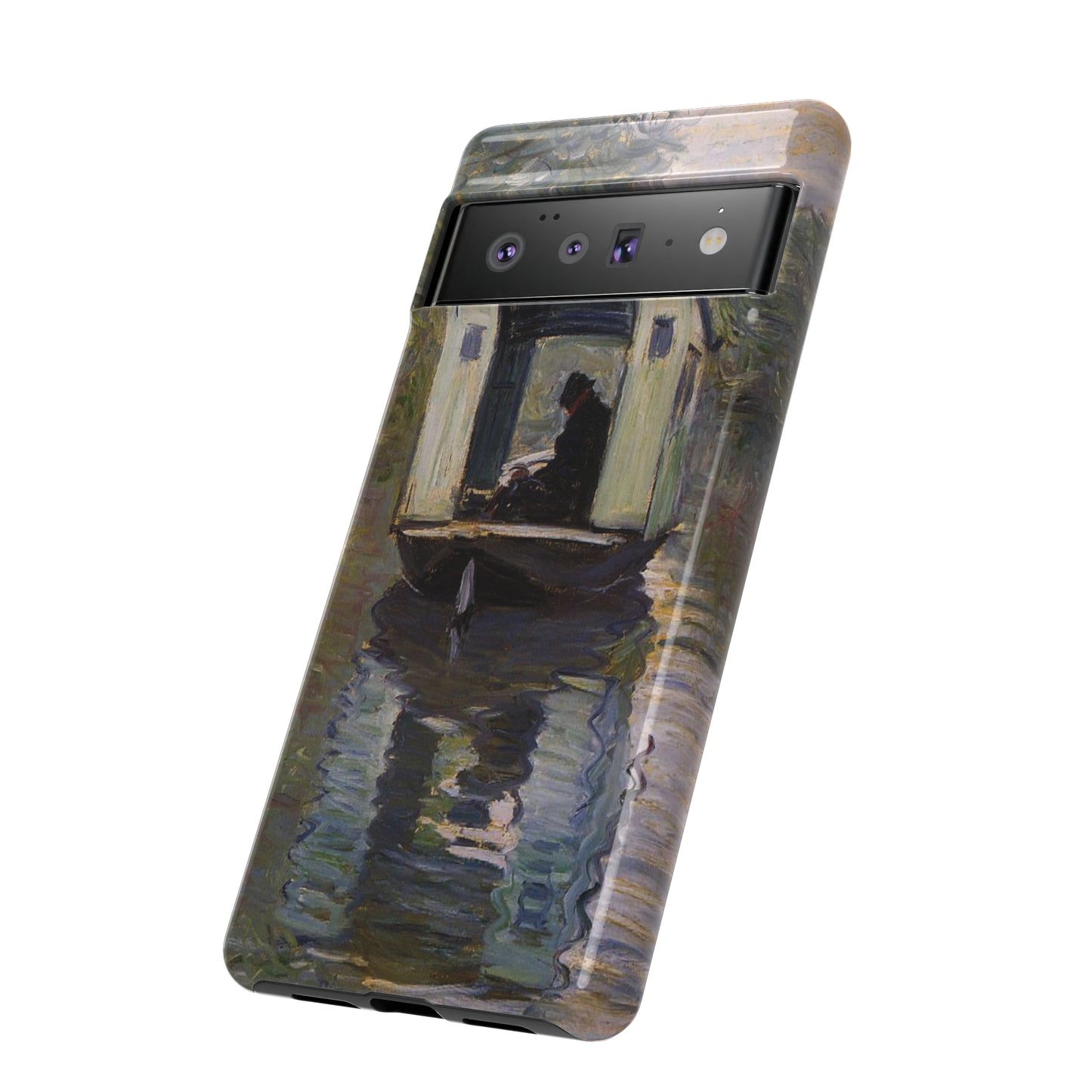 The Studio Boat by Claude Monet - Cell Phone Case