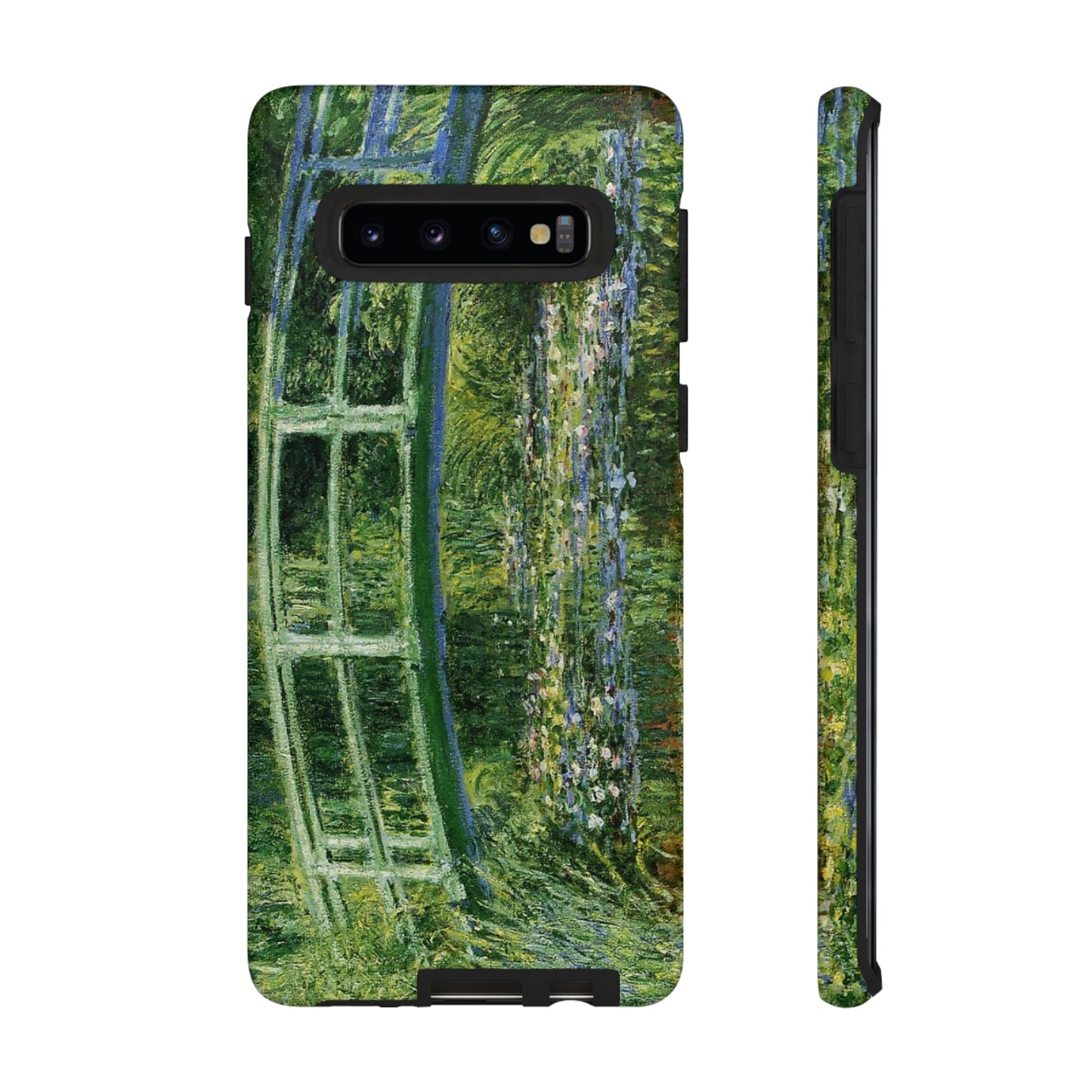 Water Lilies and a Japanese Bridge by Claude Monet - Cell Phone Case