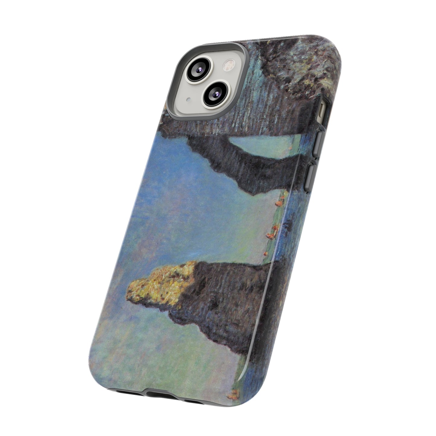 The Cliffs at Etretat by Claude Monet - Cell Phone Case